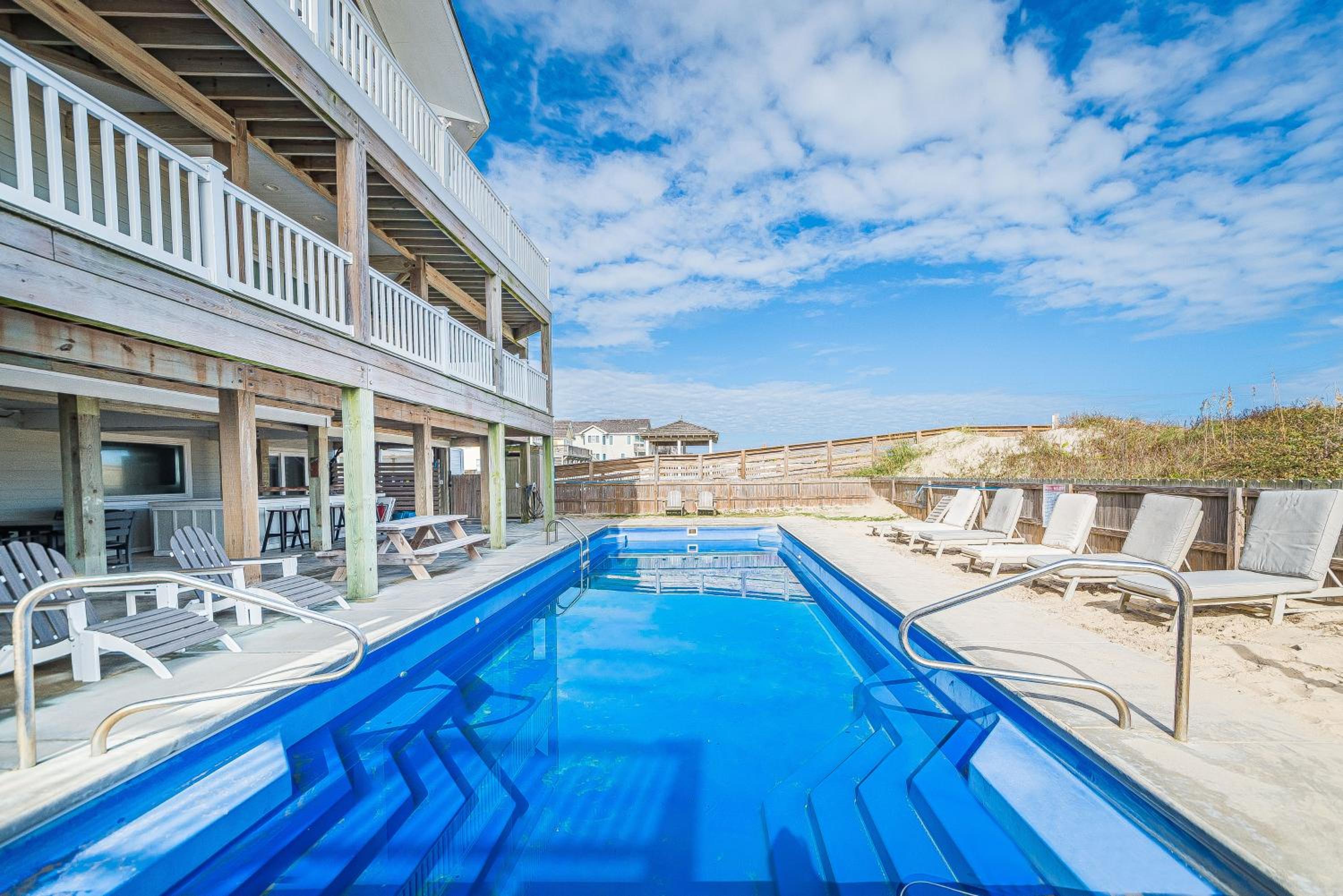 Driftwood - Village at Nags Head MP 15, Oceanfront, Elevator, Pool, Hot Tub, Pool Table, Pets OK