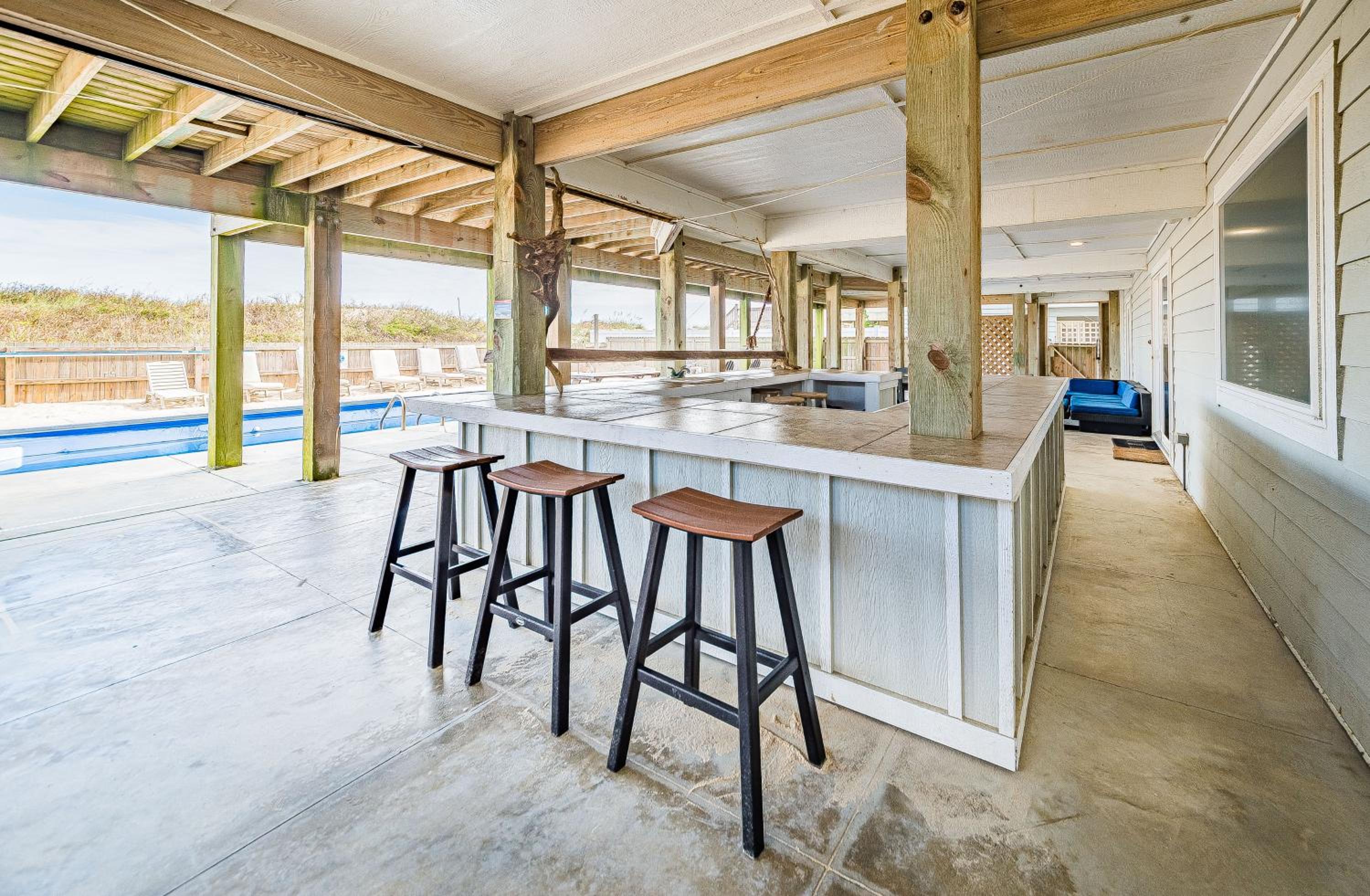 Driftwood - Village at Nags Head MP 15, Oceanfront, Elevator, Pool, Hot Tub, Pool Table, Pets OK