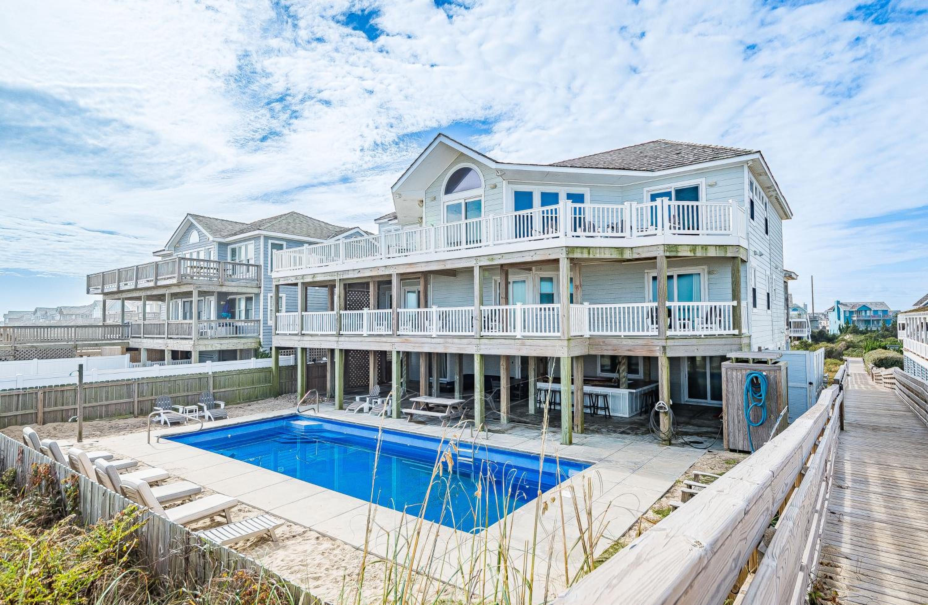 Driftwood - Village at Nags Head MP 15, Oceanfront, Elevator, Pool, Hot Tub, Pool Table, Pets OK