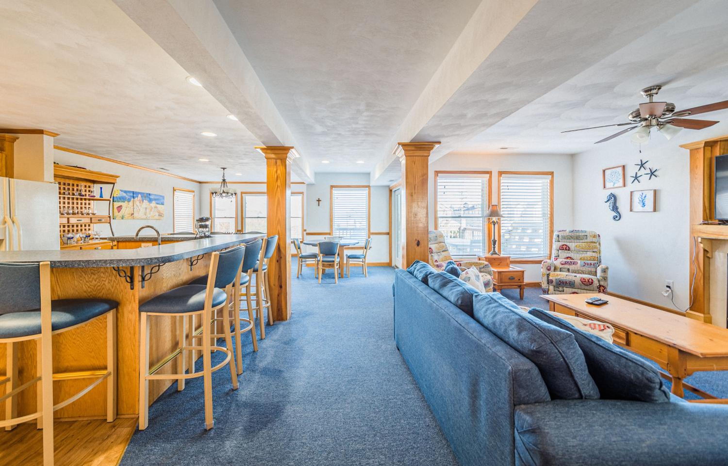 Blue Angel - KDH MP 7, 30 Yds to Beach Access, Ocean View, Pool, Hot Tub, Pets OK, Flex Stays