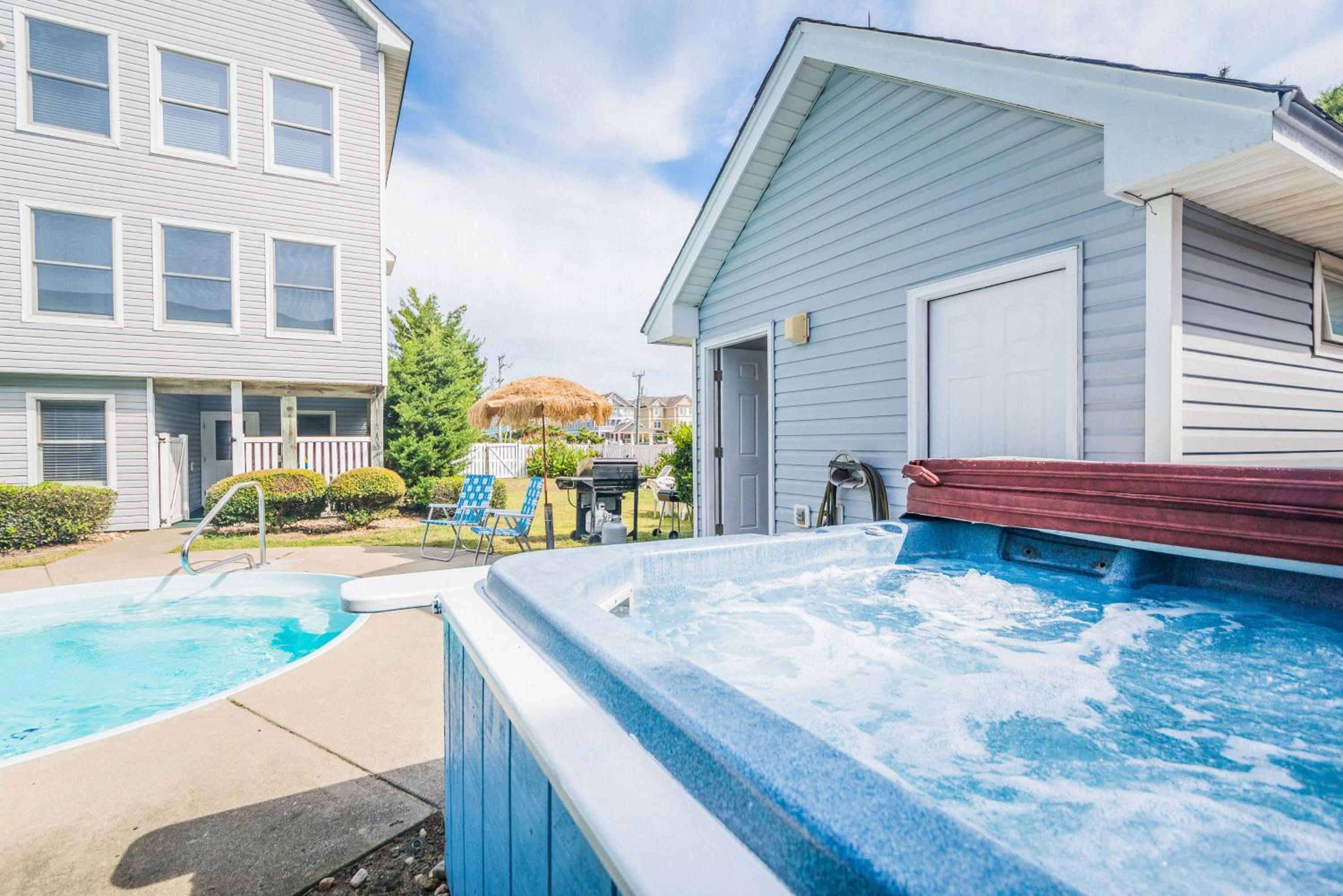 Blue Angel - KDH MP 7, 30 Yds to Beach Access, Ocean View, Pool, Hot Tub, Pets OK, Flex Stays