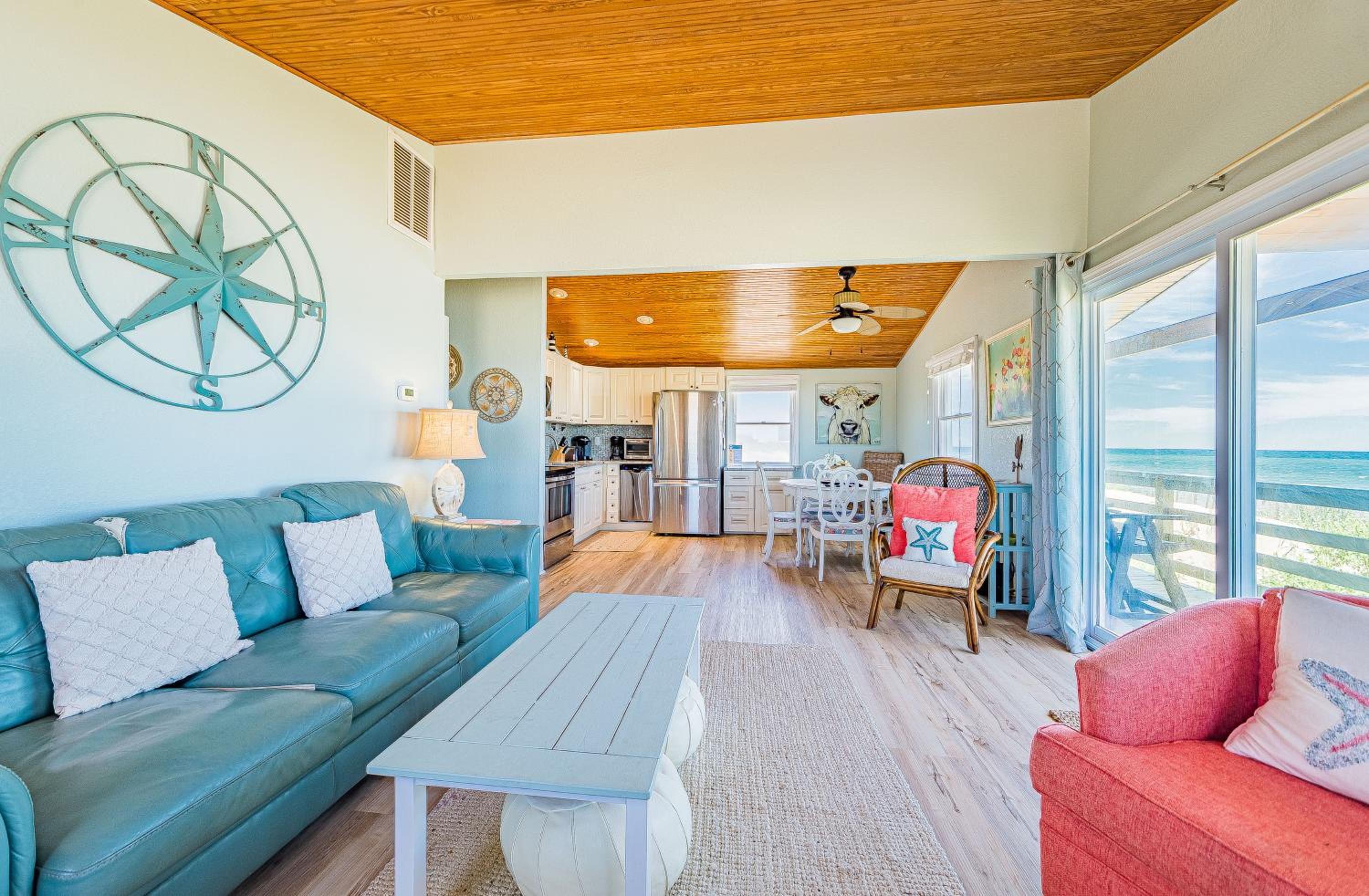 Primrose Cottage - S Nags Head MP 19, Oceanfront, Steps to the Water, Well Equipped, Pets OK