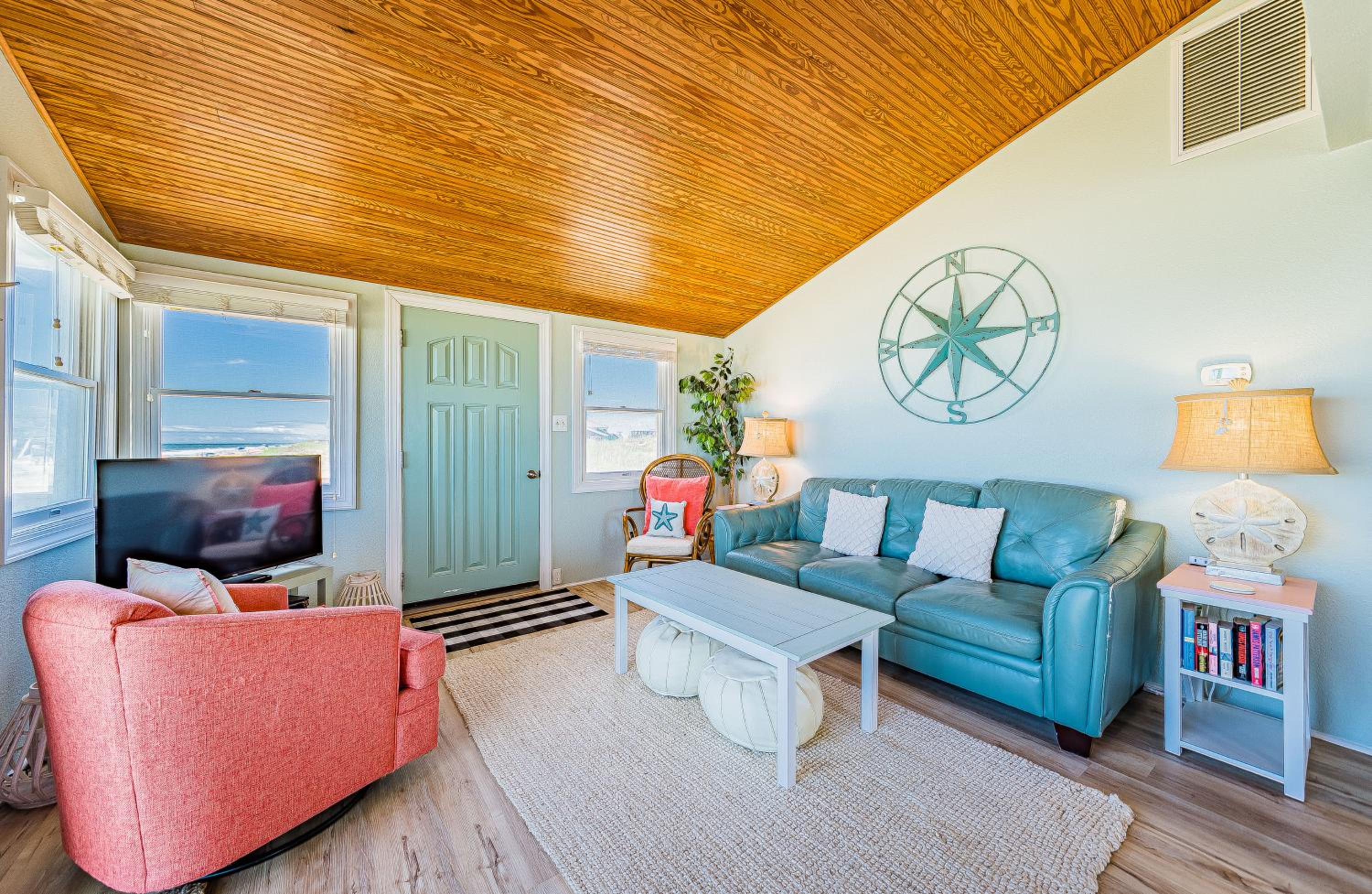 Primrose Cottage - S Nags Head MP 19, Oceanfront, Steps to the Water, Well Equipped, Pets OK