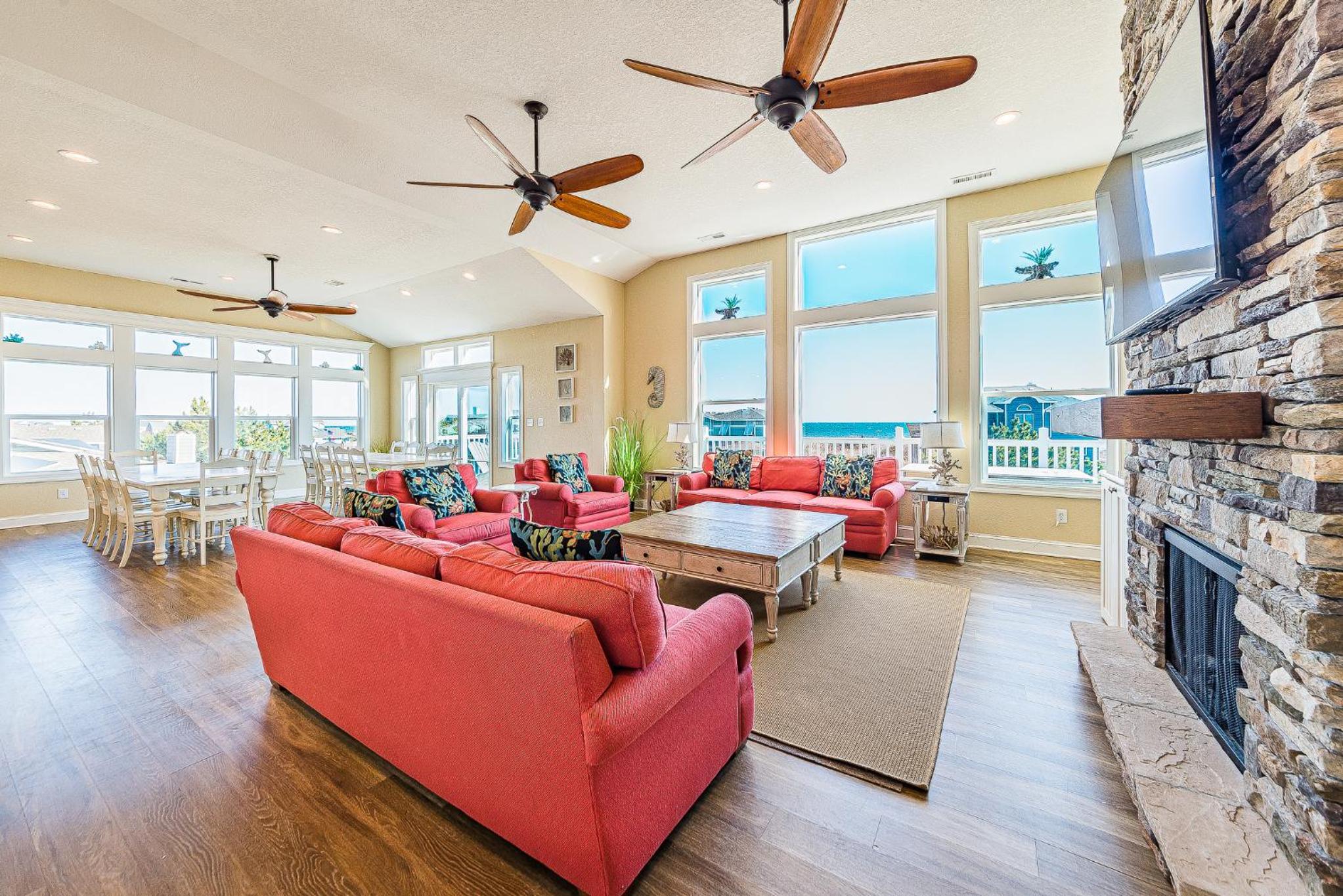 Beach Hive - Corolla, Whalehead, 75 Yds to Beach, Ocean View, Pool, Cabana, Hot Tub, Arcade view 5