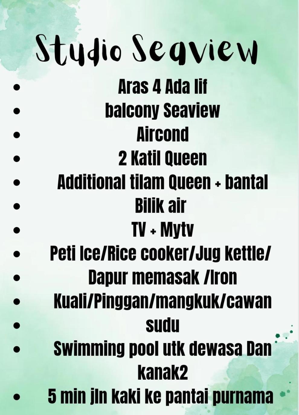 Studio Beach View Teluk Kemang photo 3