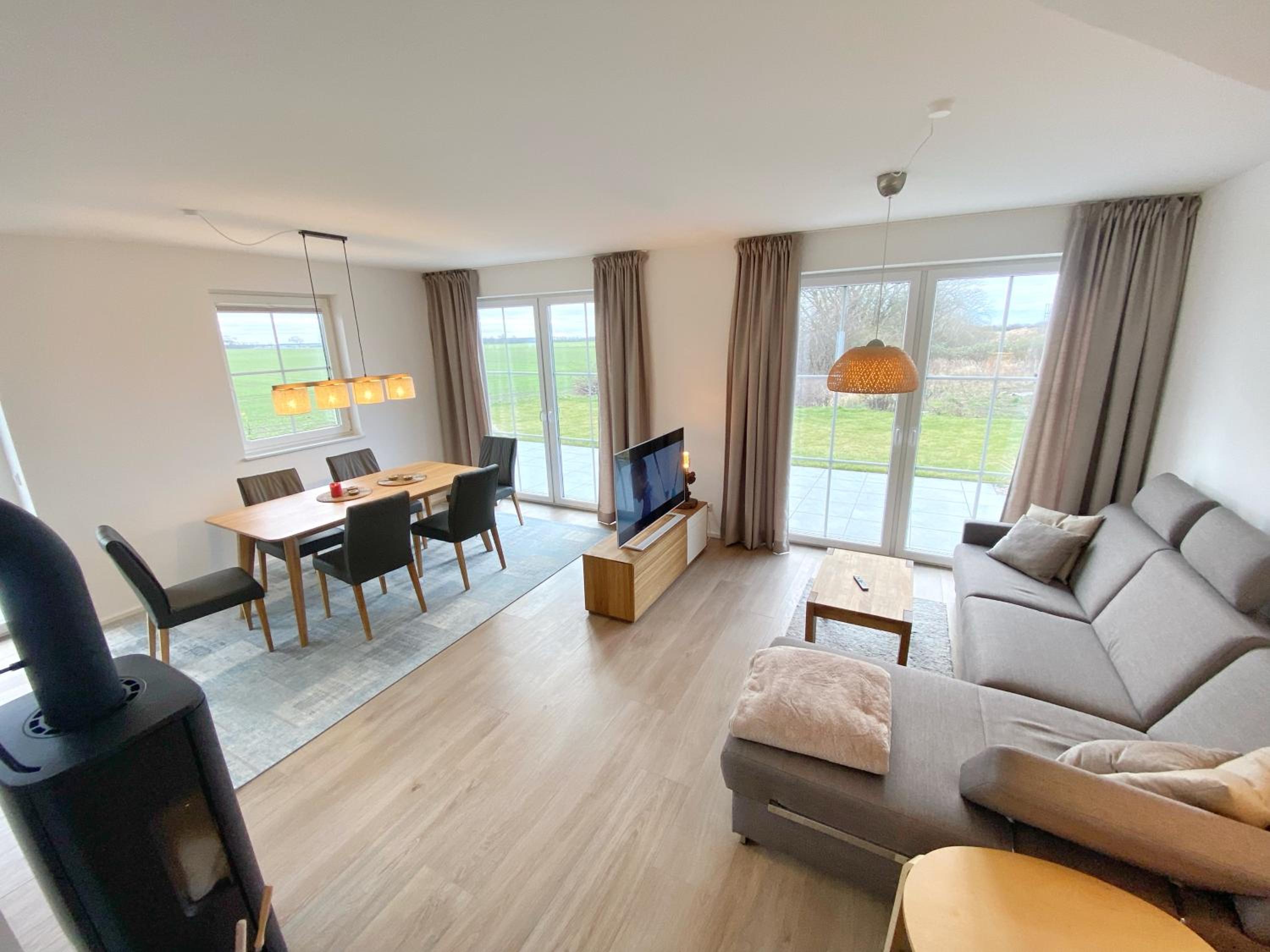 Ferienhaus Distelfink mit Sauna und Kamin