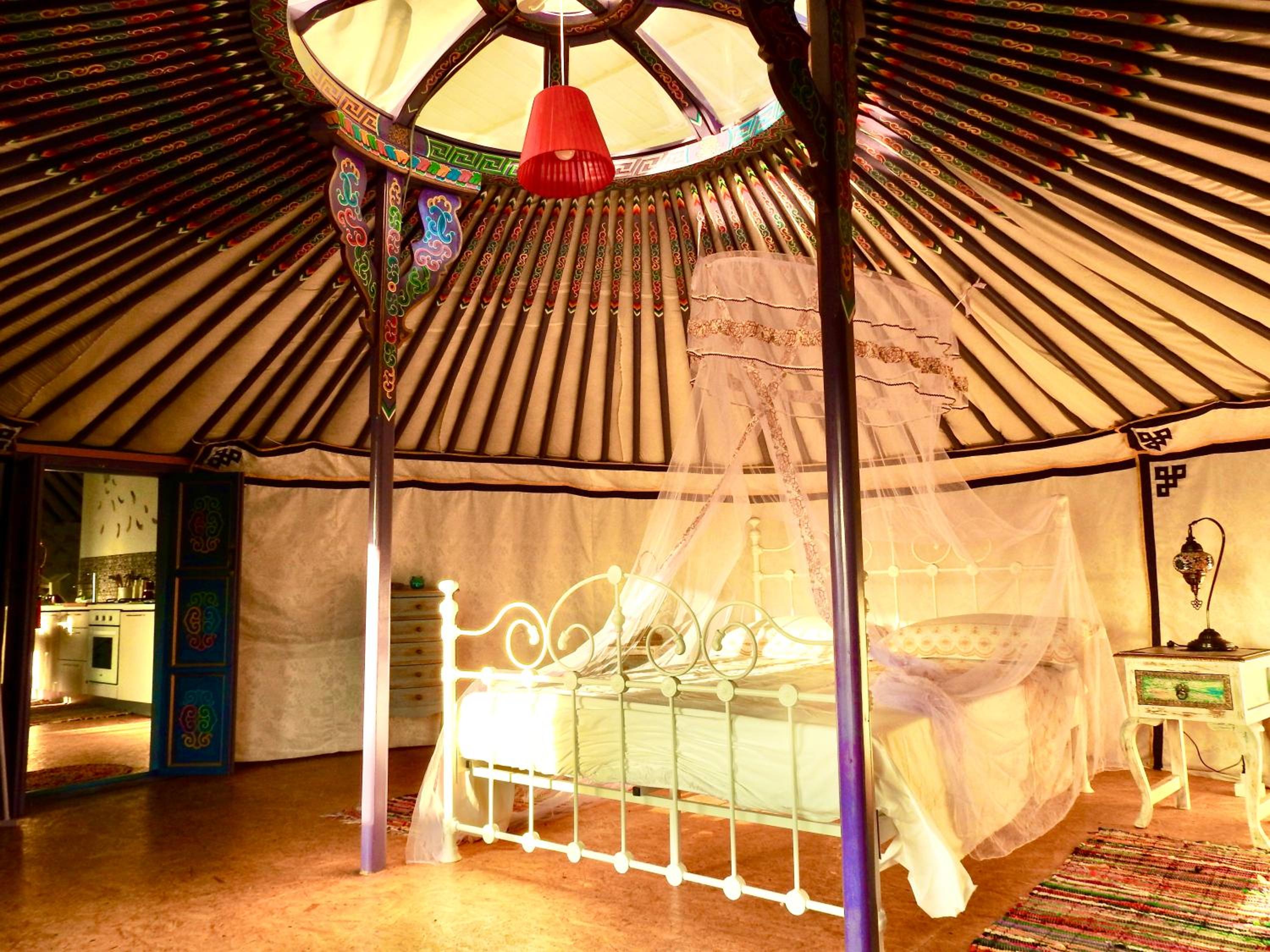 Exclusive Nirvana yurts Glamping view 2