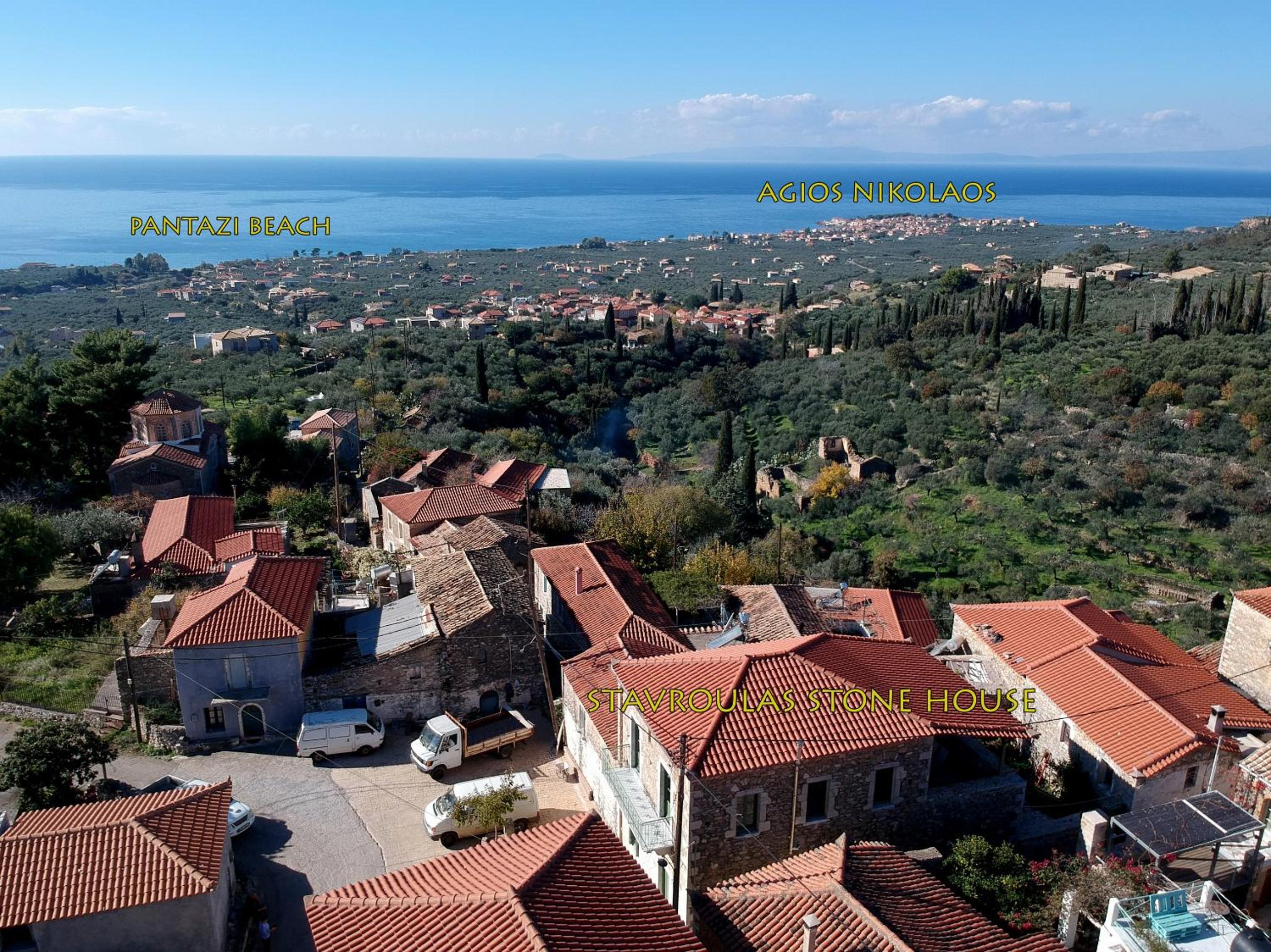 Stavroulas Stone House in Rigklia, Messinia view 2