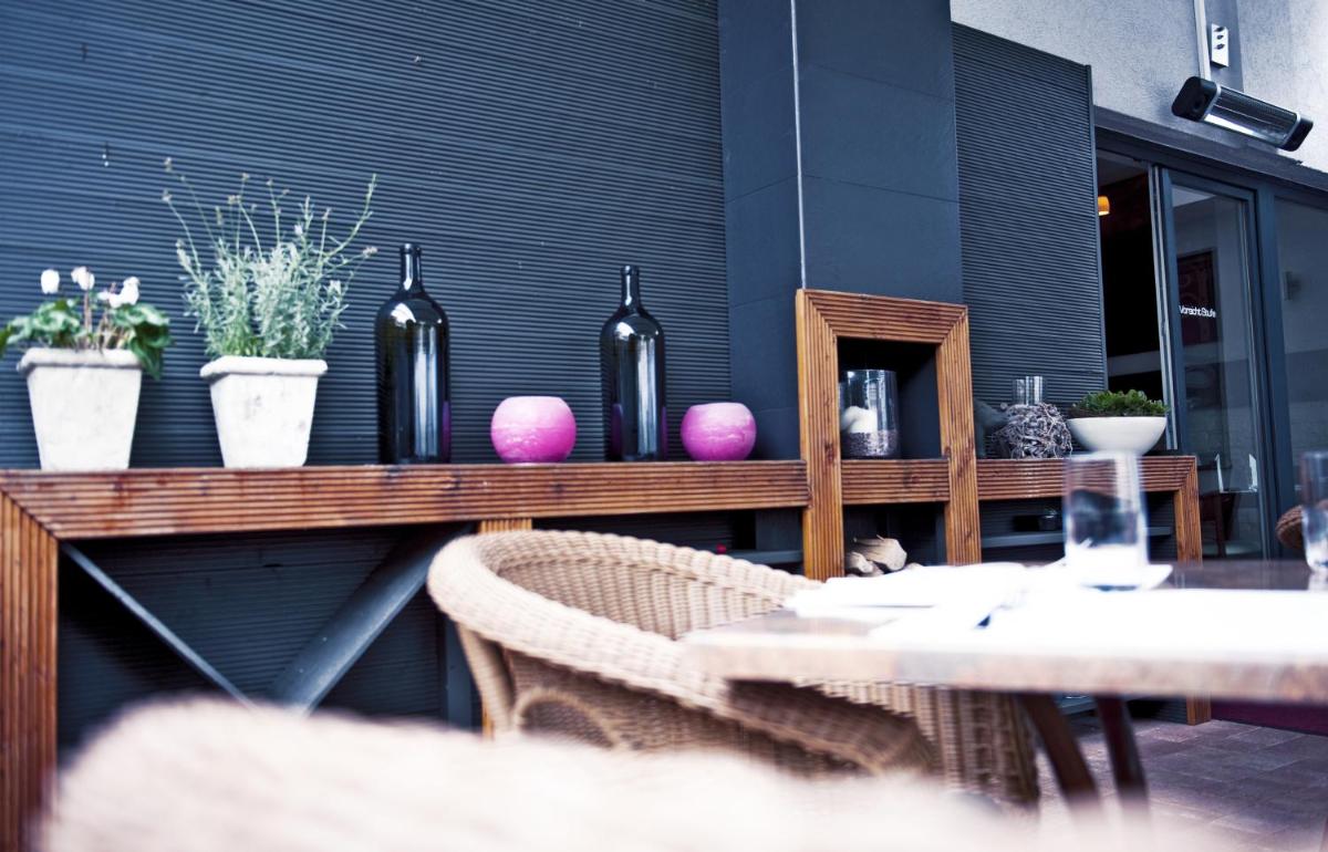 outdoor BBQ area