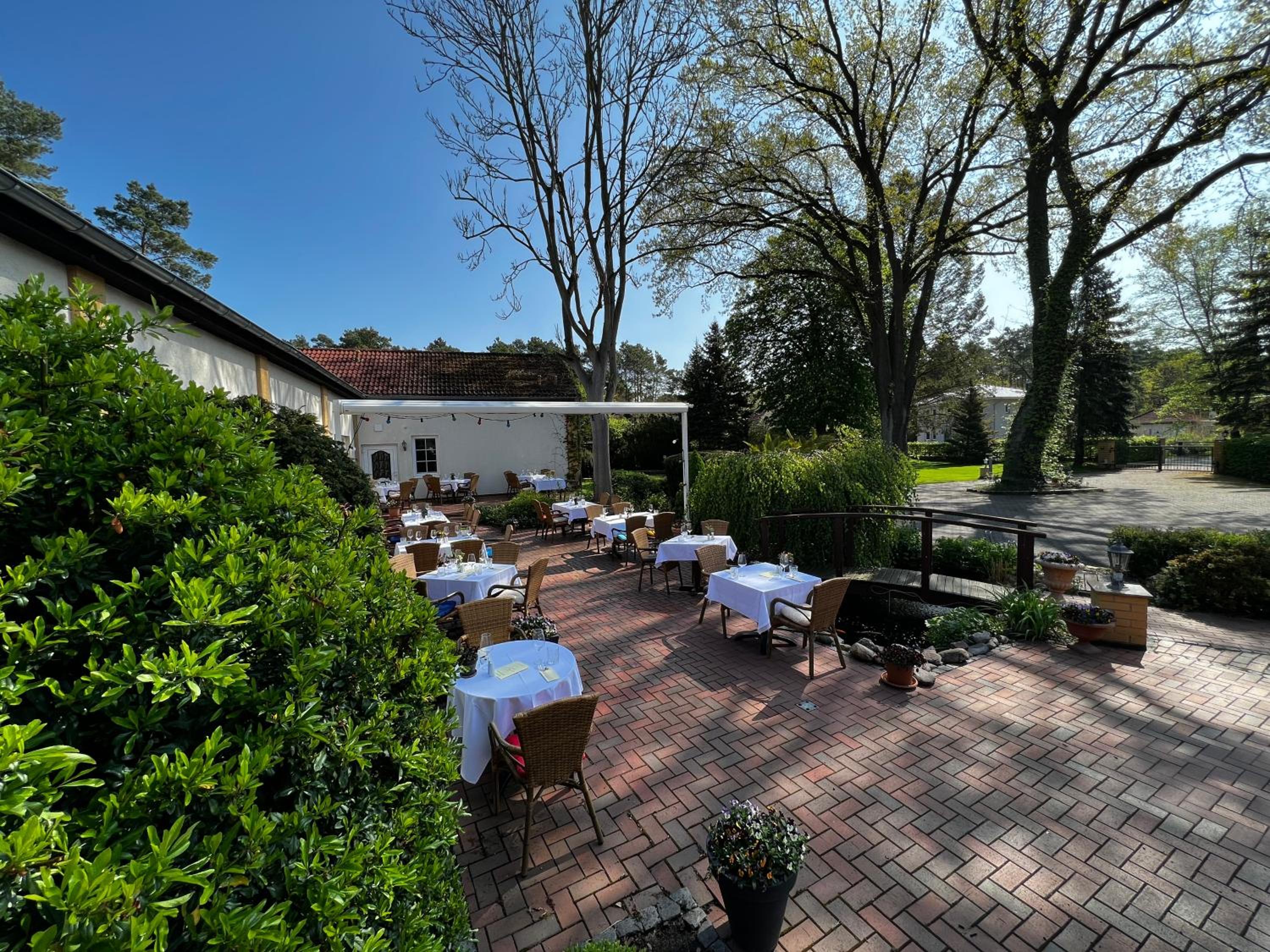 outdoor BBQ area