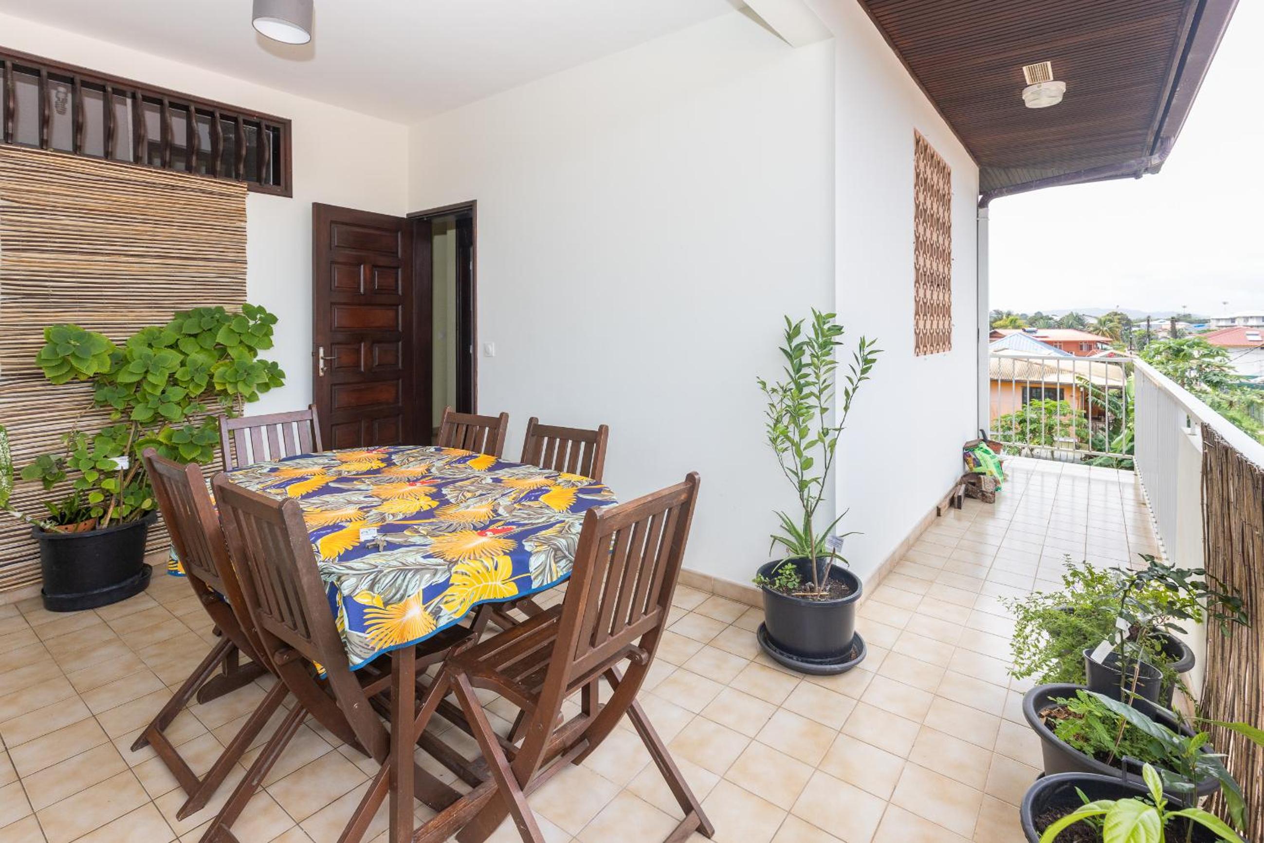 Spacious T3 in Cayenne- Le Zamioculcas. view 3