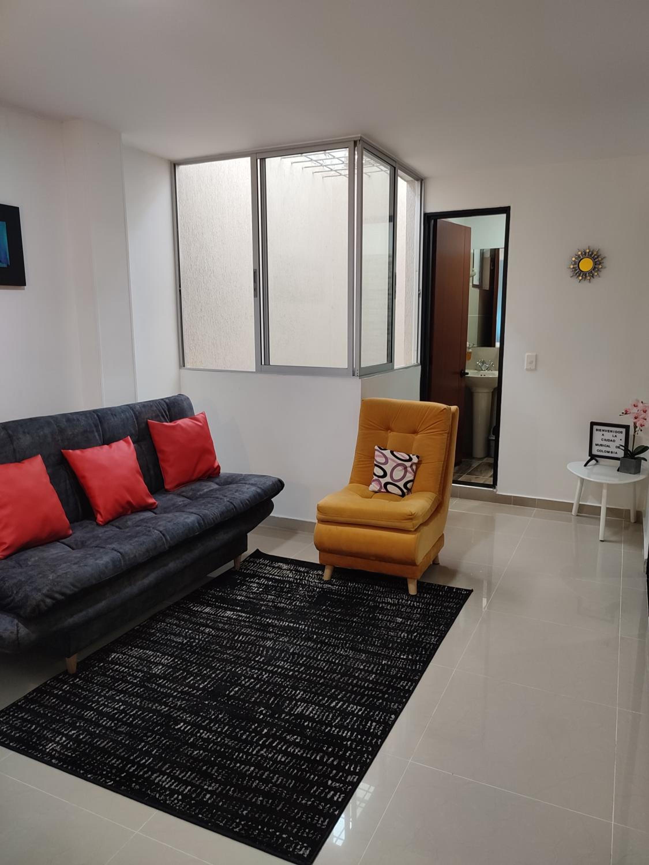 302-Cómodo y moderno apartamento de 2 habitaciones en la mejor zona céntrica de Ibagué