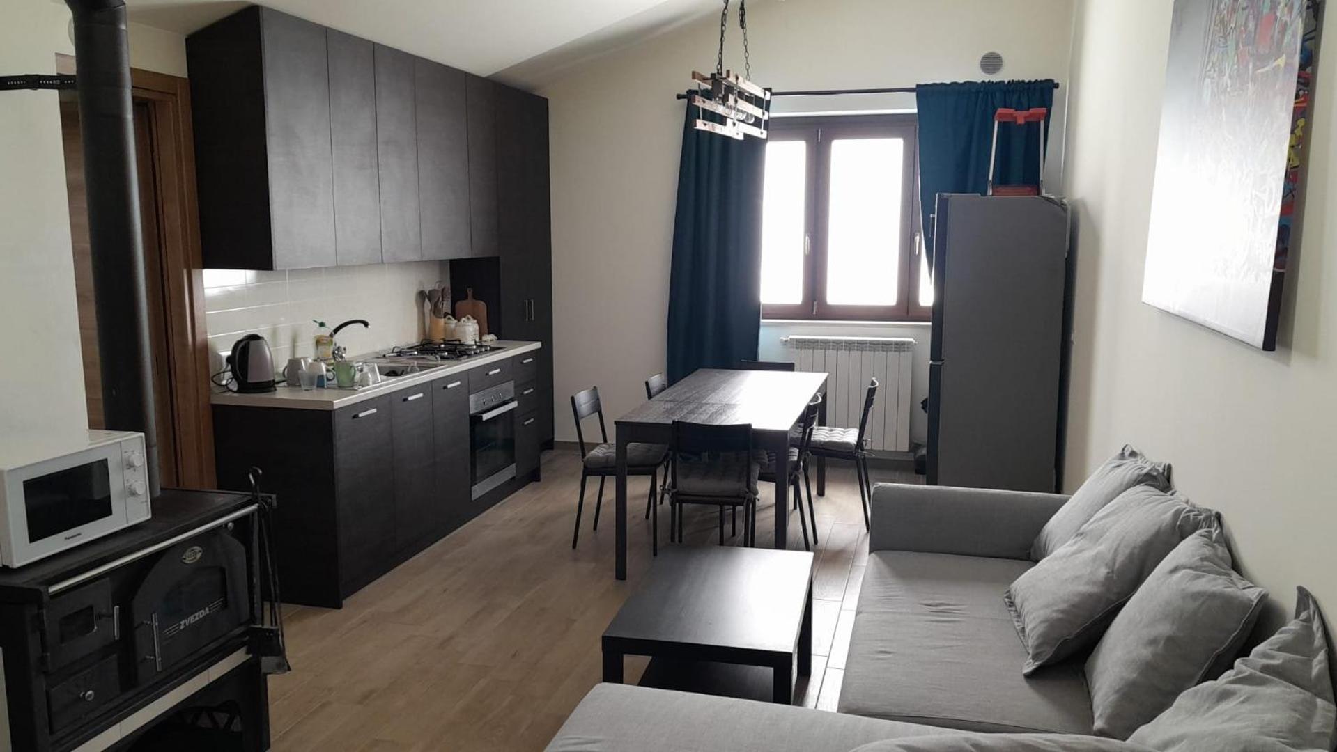 la suite en Capracotta — kitchen