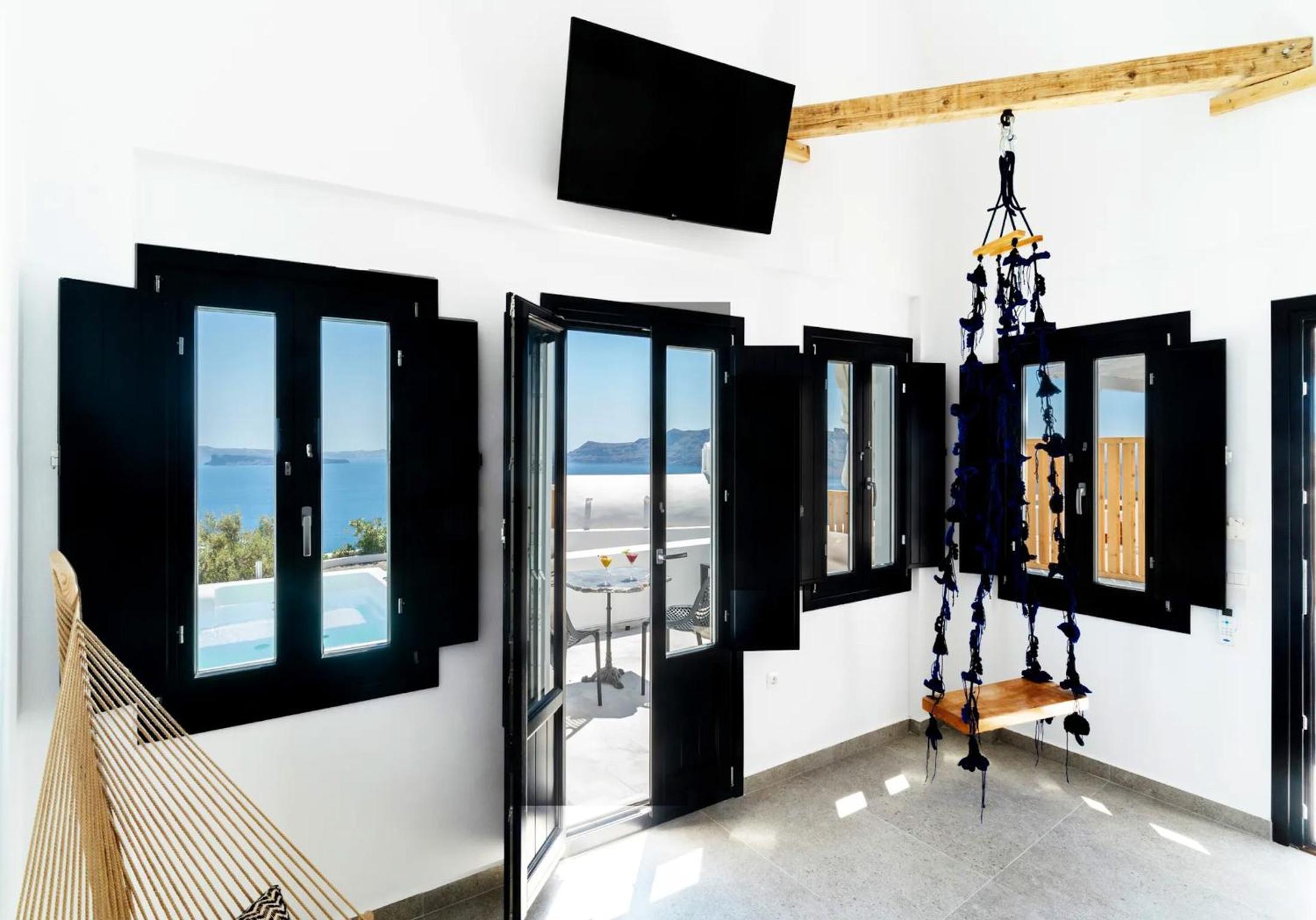 Amazing Santorini Villa Blue Horizon Villa 1 Bedroom Outdoor Plunge Pool photo 4