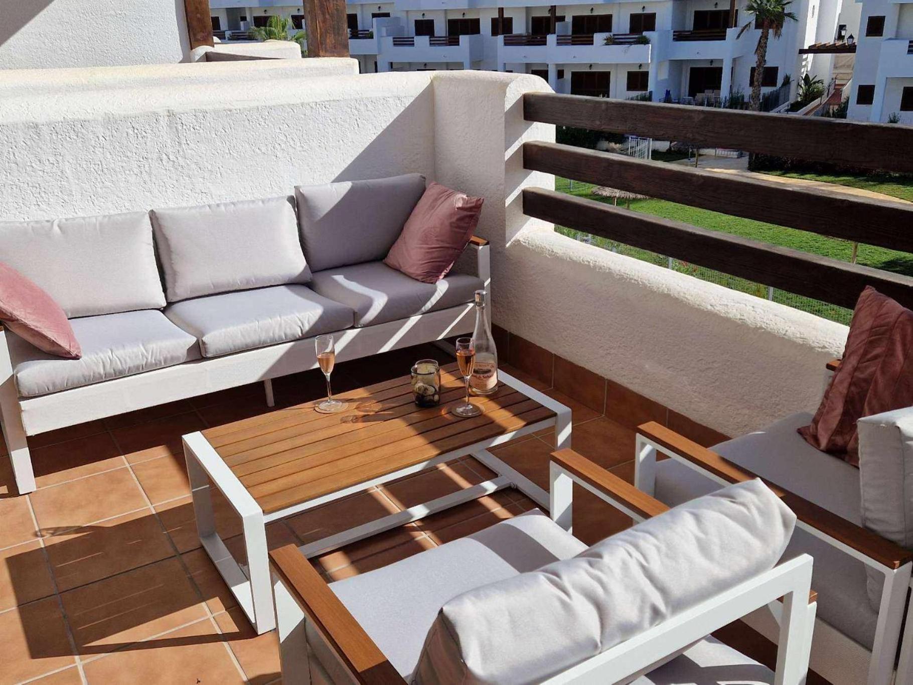 Casa Bienvenidos apartamento con balcon y piscina