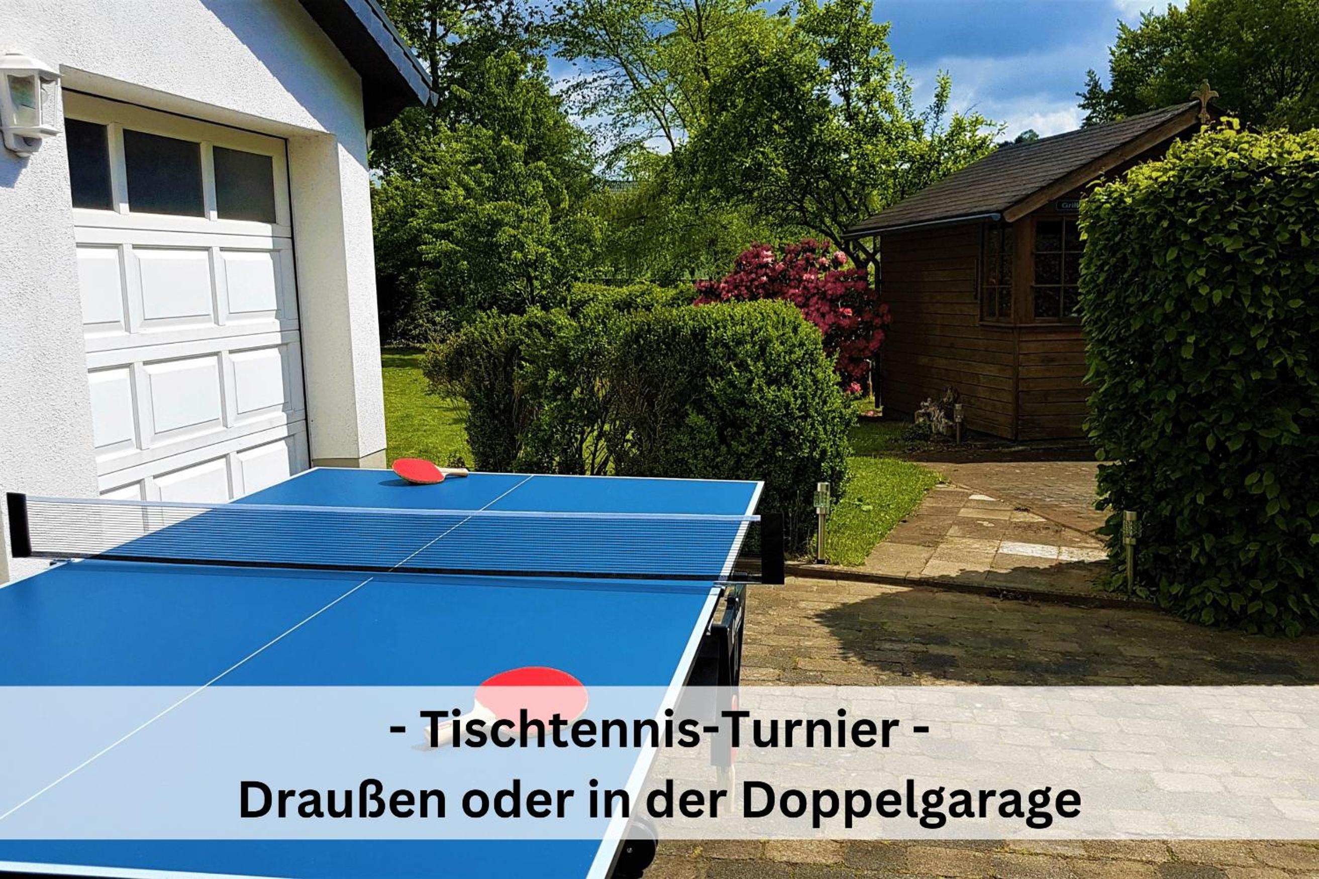 Ferienhaus Pape - 300m2, 17 Betten - mit großem privatem Garten, Pool, Dart, Sauna-, Grill- und Spielbereich - Ideal für Familien