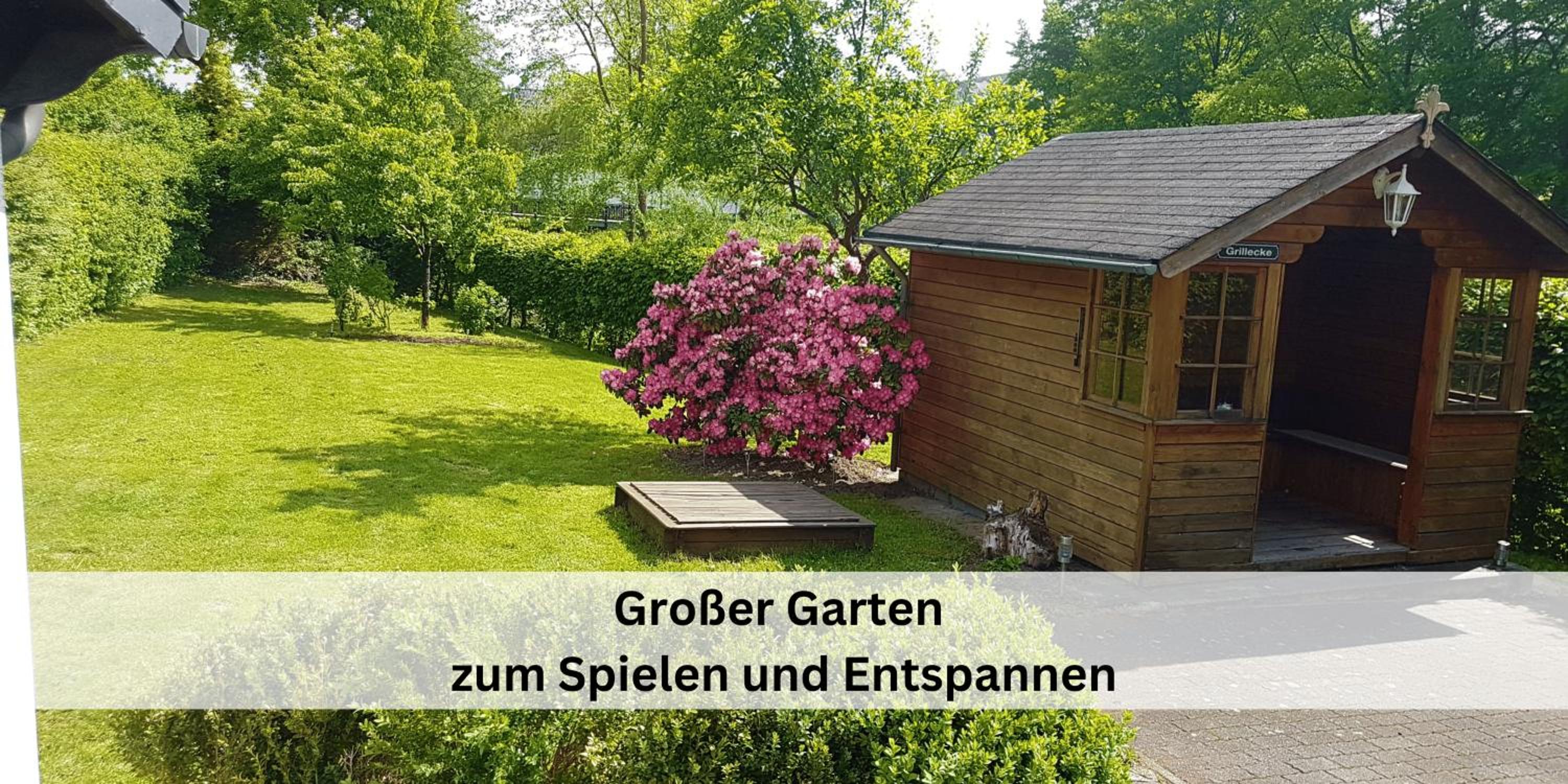 Ferienhaus Pape - 300m2, 17 Betten - mit großem privatem Garten, Pool, Dart, Sauna-, Grill- und Spielbereich - Ideal für Familien