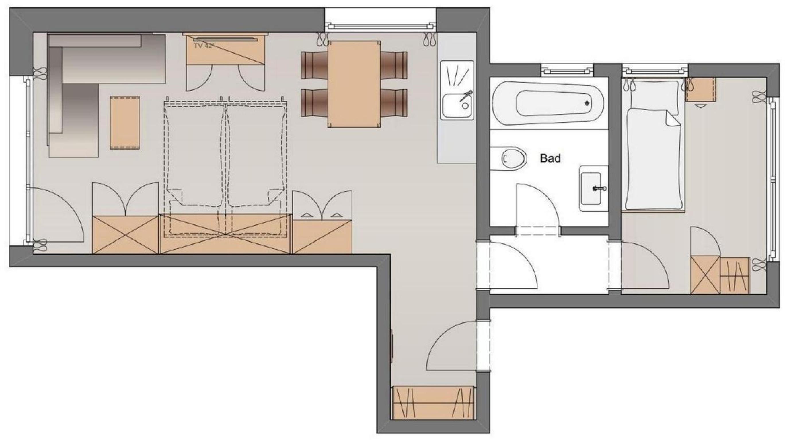 Top Ferienwohnung Dom Skiin Skiout