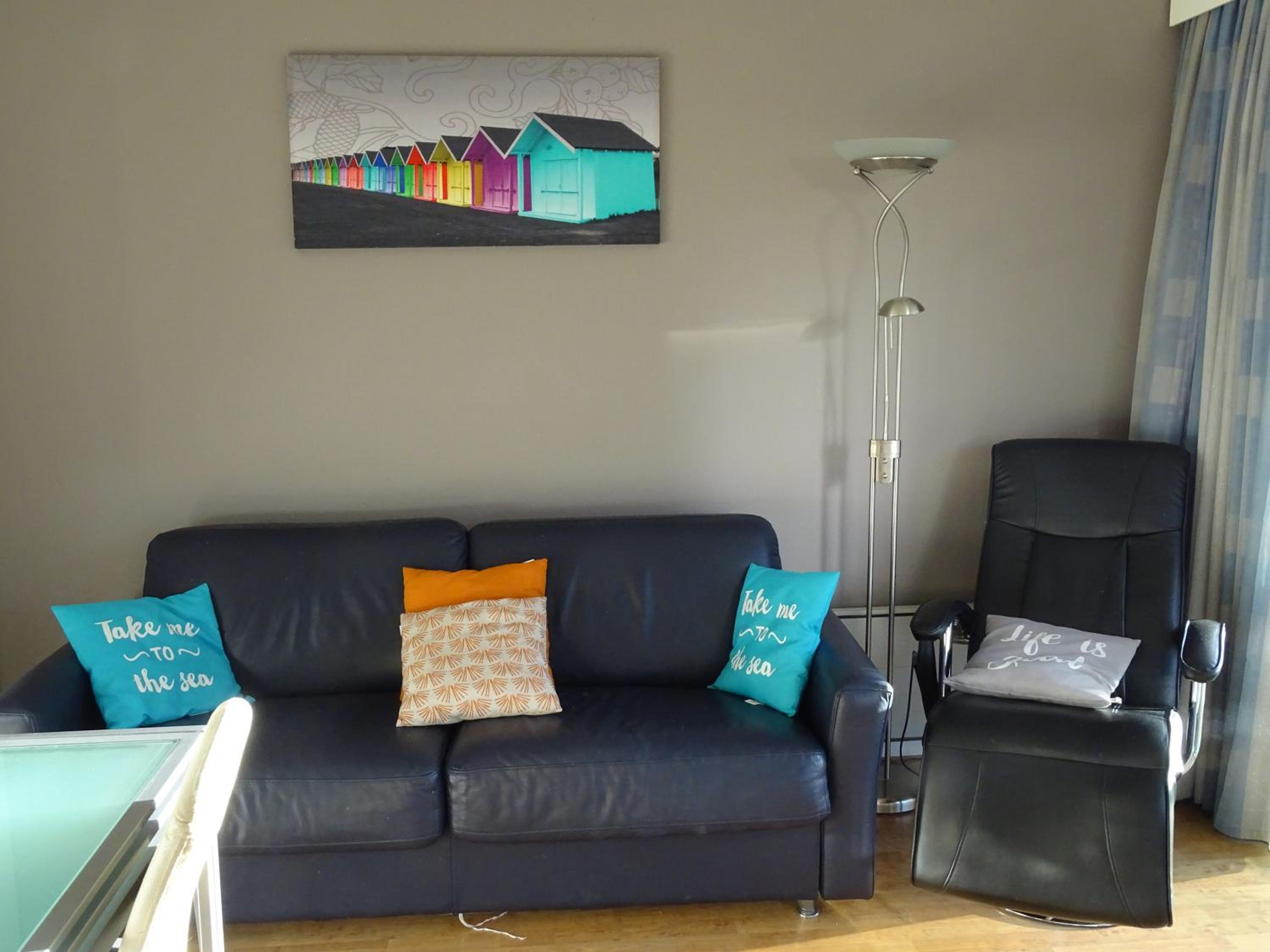 Cosy, zuidgerichte studio in De Panne met WiFi
