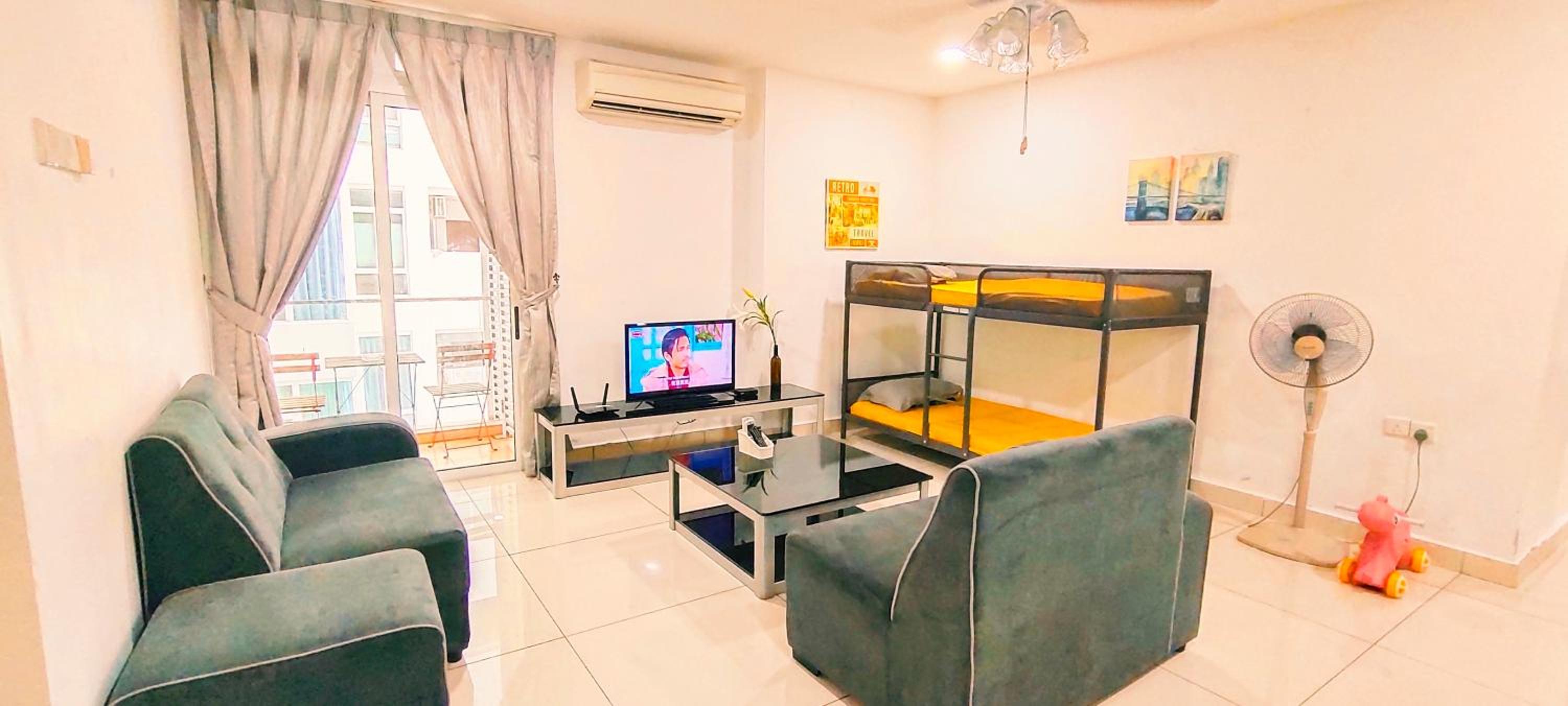 KSL City Mall D'Esplanade Apt 10min to CIQ, near to Legoland