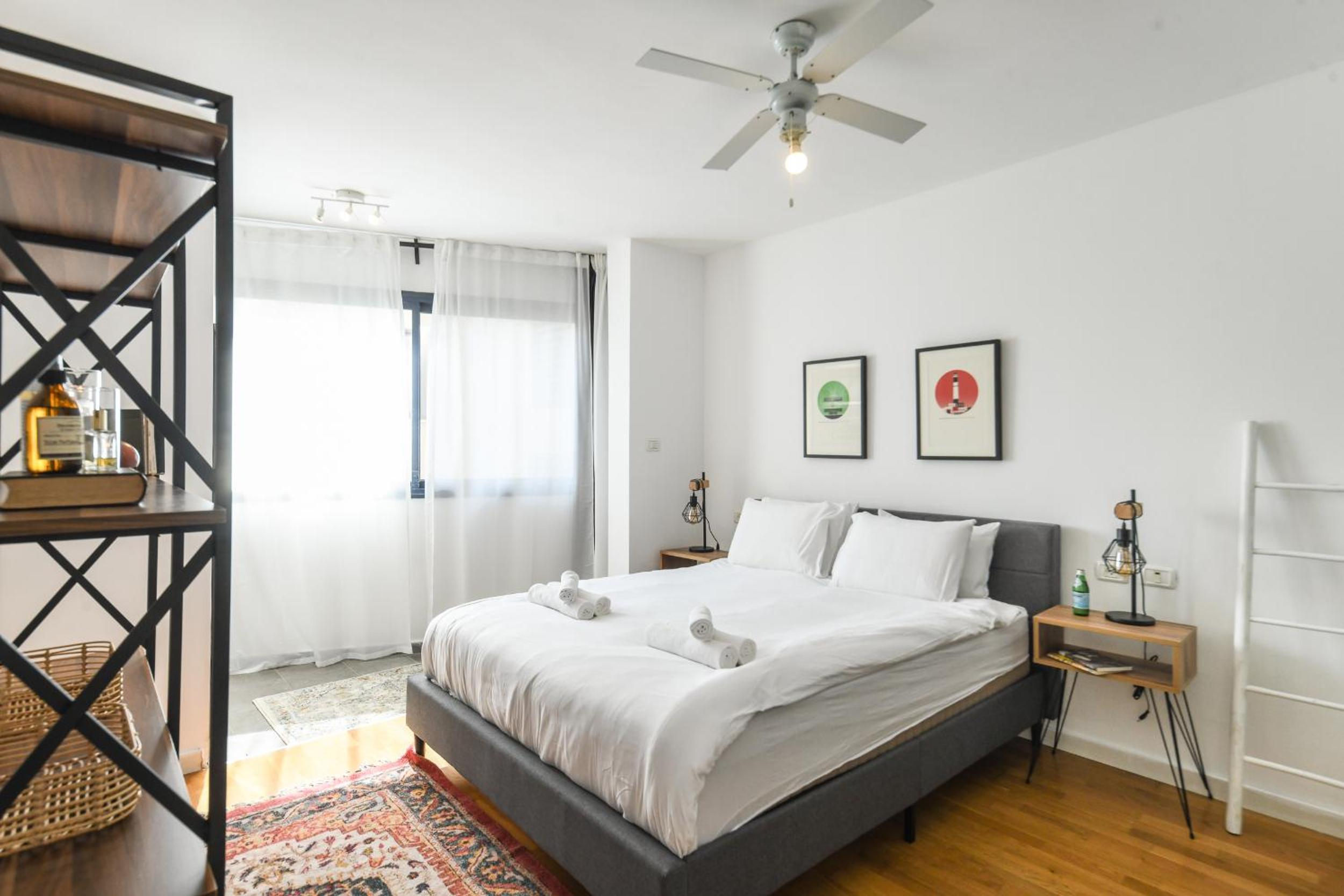 Chic 3BR Apt w Balcony & Parking by Tel Aviv Port by Sea N' Rent view 2