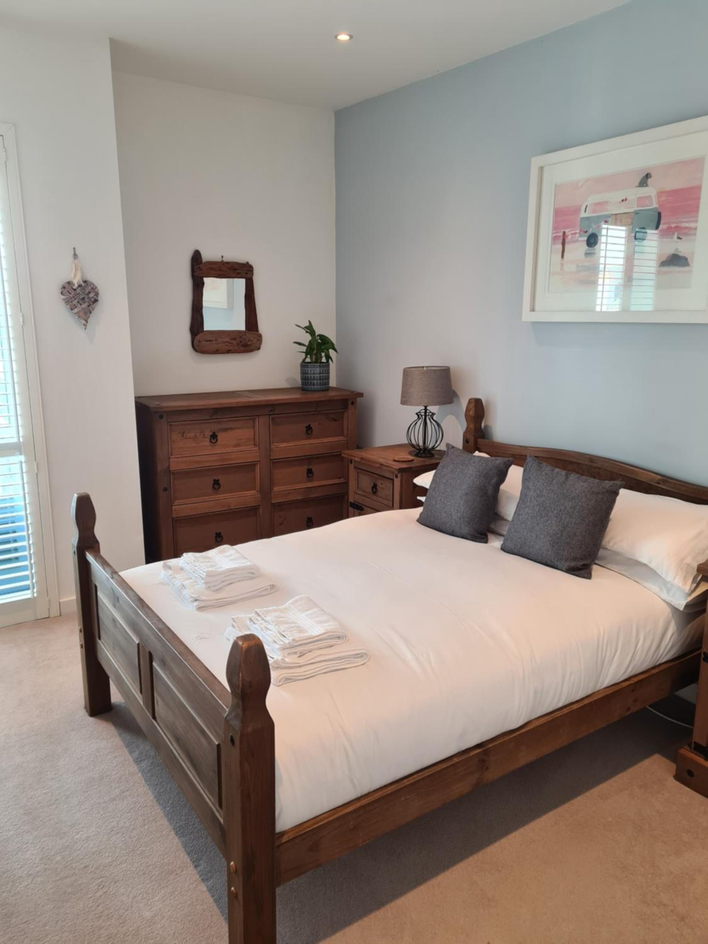350m to Fistral beach with free parking view 2