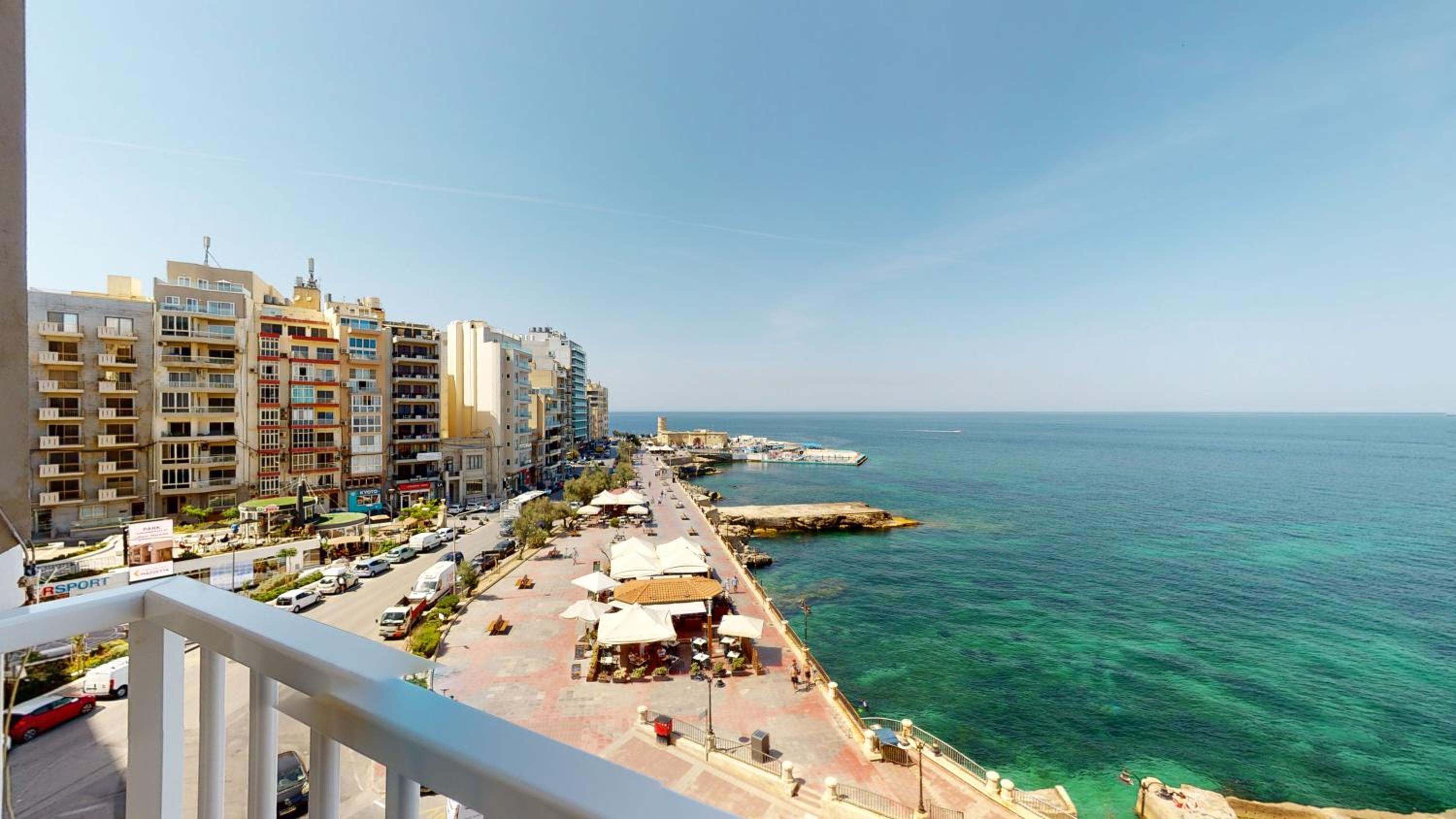 6th floor seafront apartment with open sea views view 5