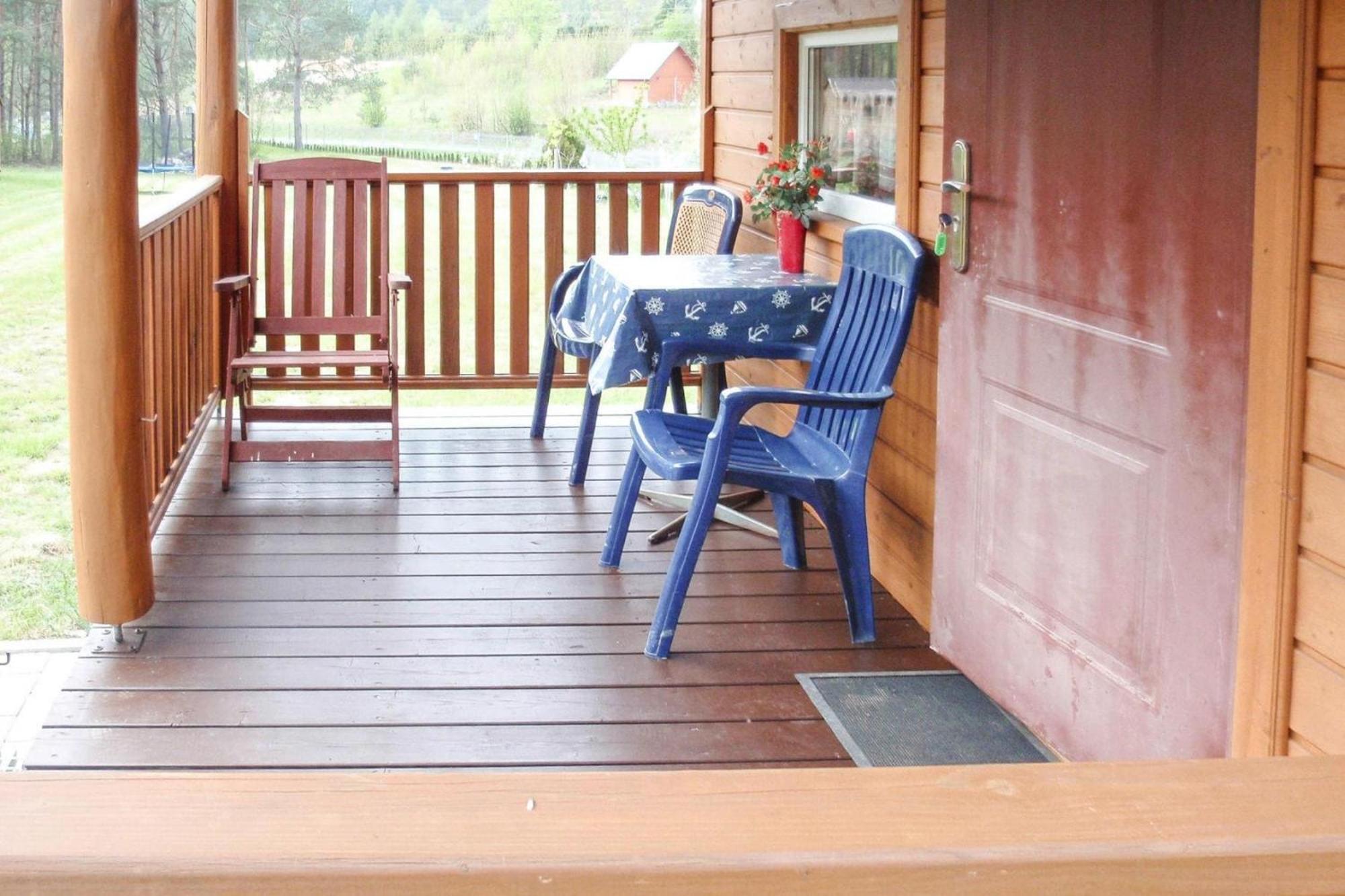 Cottage by the lake in Wiselka near the sea