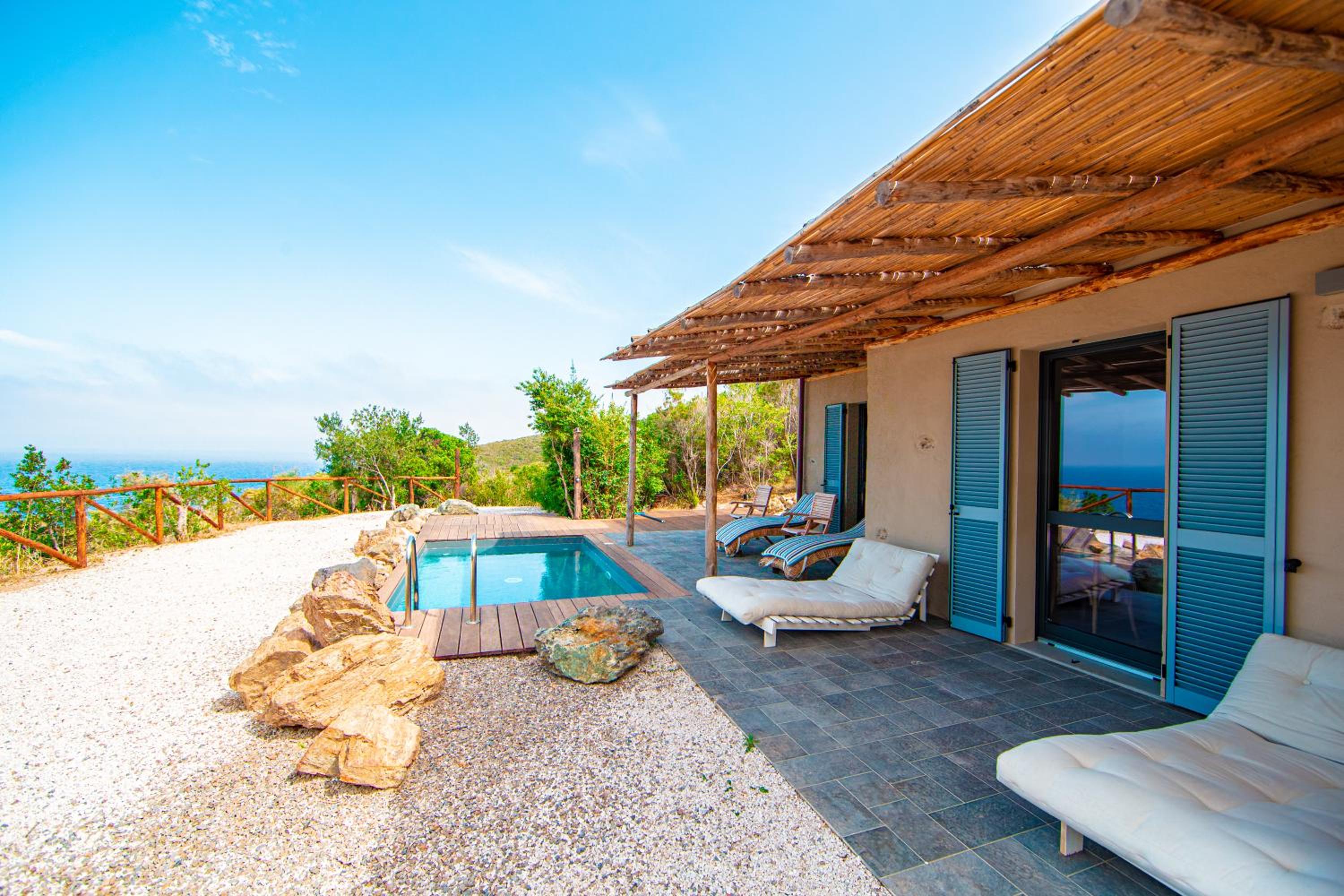 outdoor BBQ area