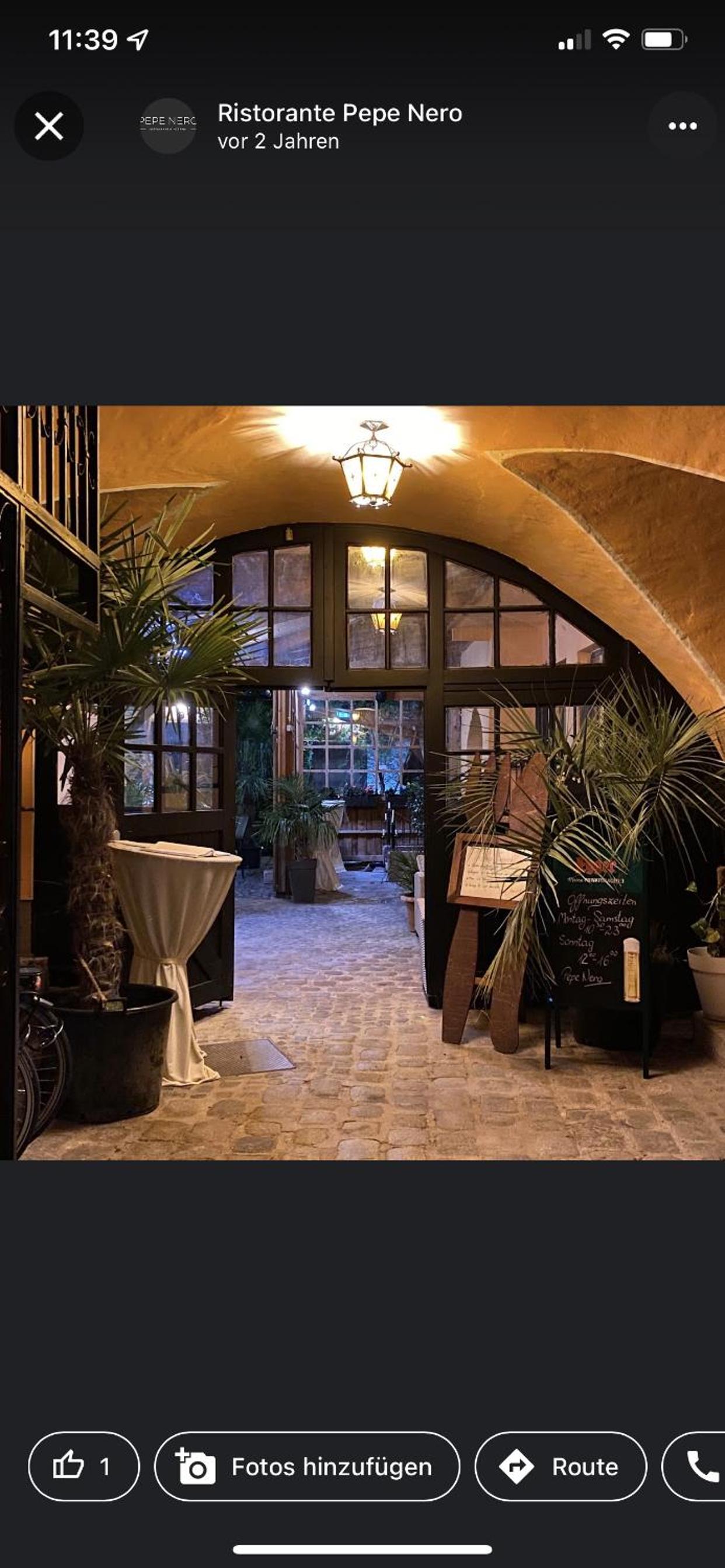 B&B bei Pepe Nero.