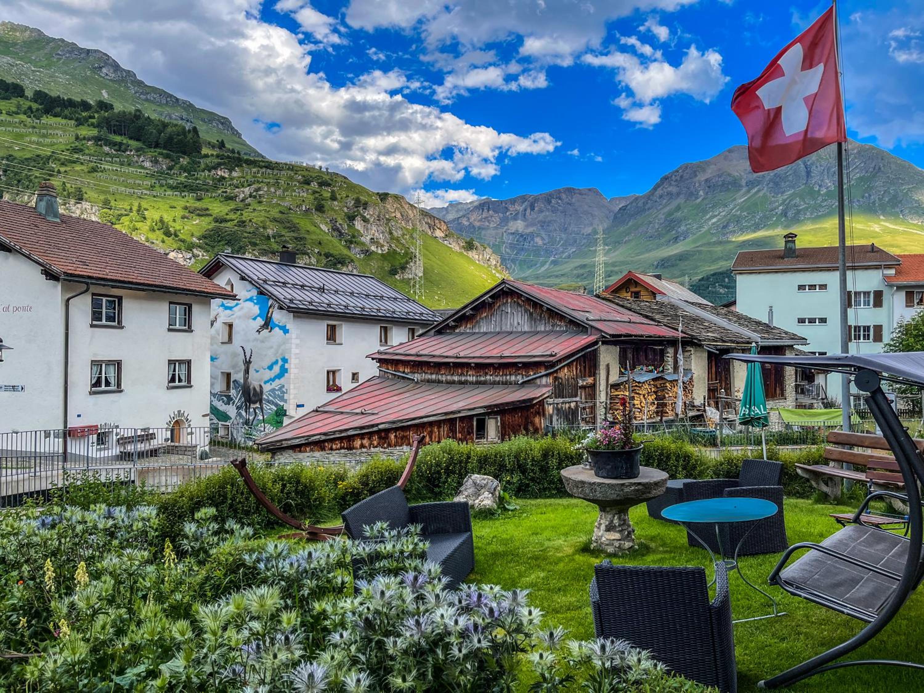 Heimelige Ferienwohnung mit Sicht in die Bergwelt