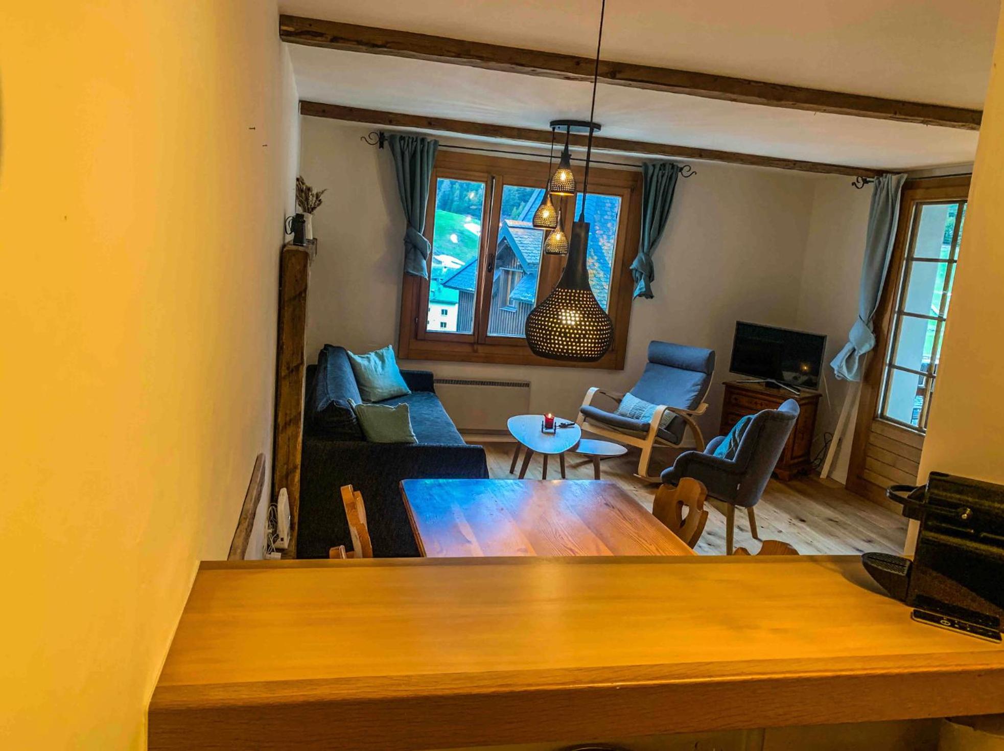 Heimelige Ferienwohnung mit Sicht in die Bergwelt