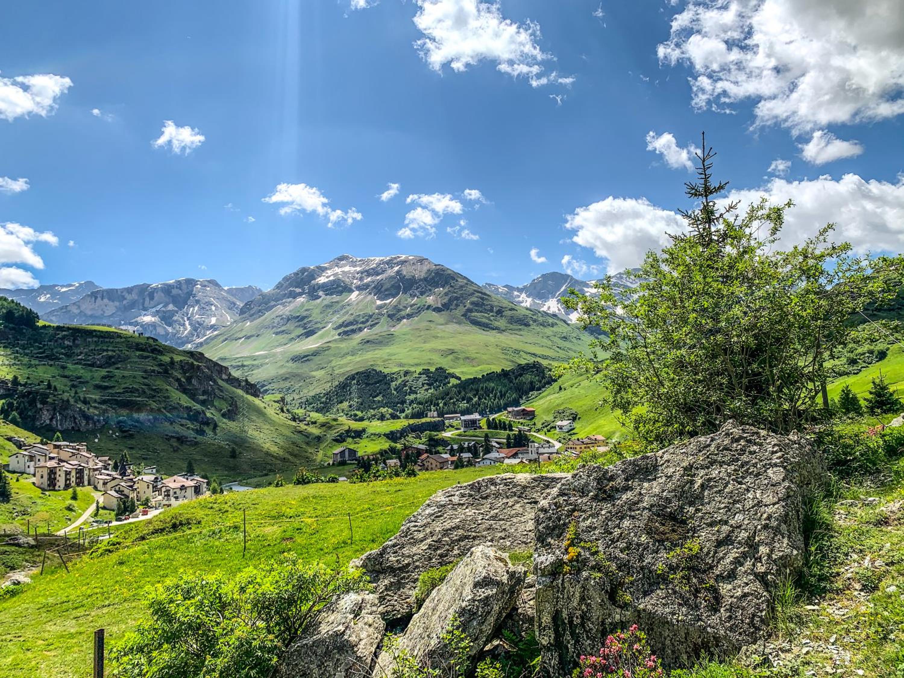 Heimelige Ferienwohnung mit Sicht in die Bergwelt
