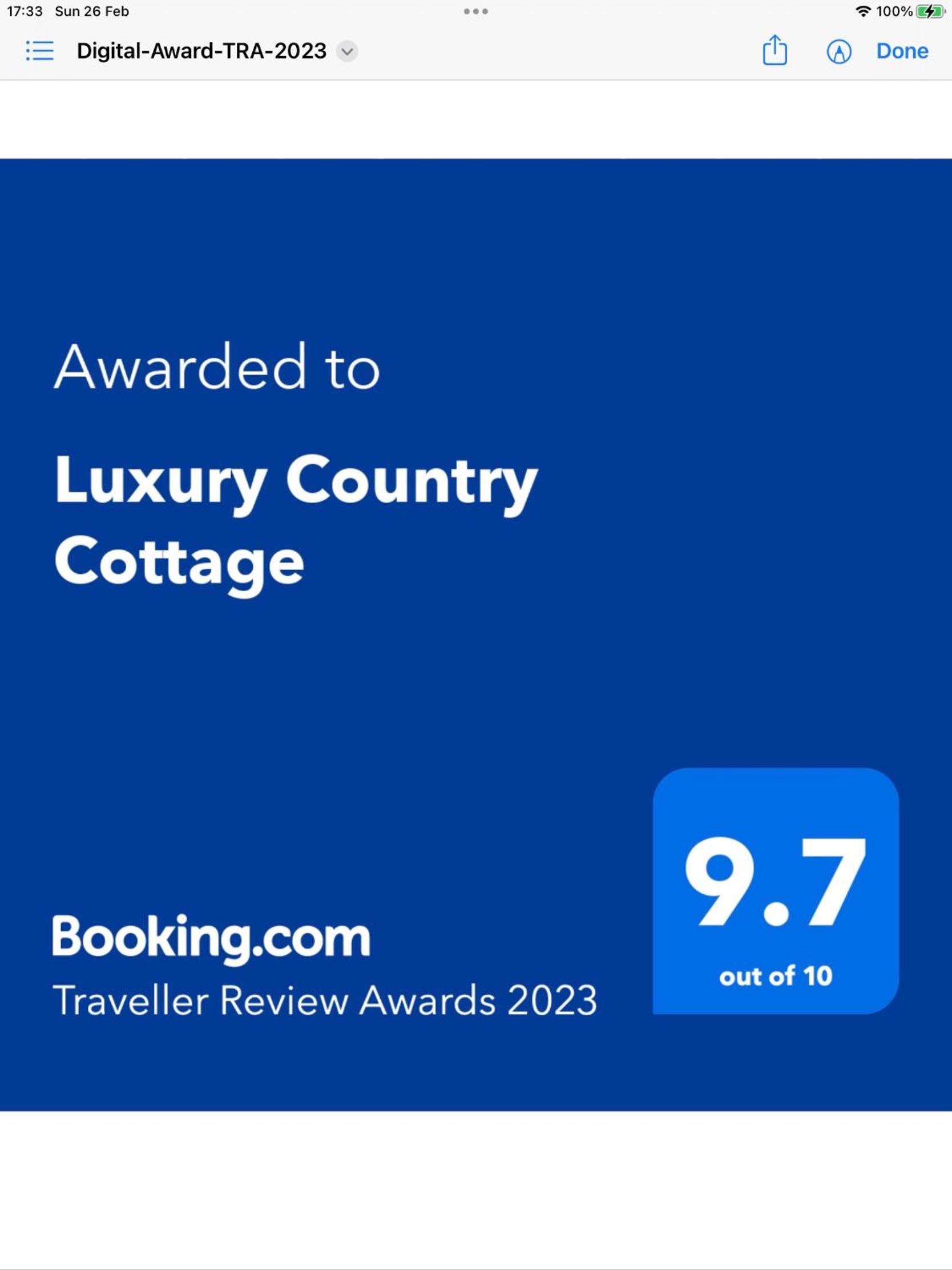Luxury Country Cottage view 3