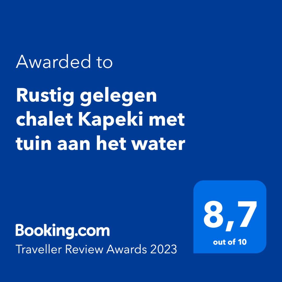 Rustig gelegen chalet Kapeki met tuin aan het water view 5