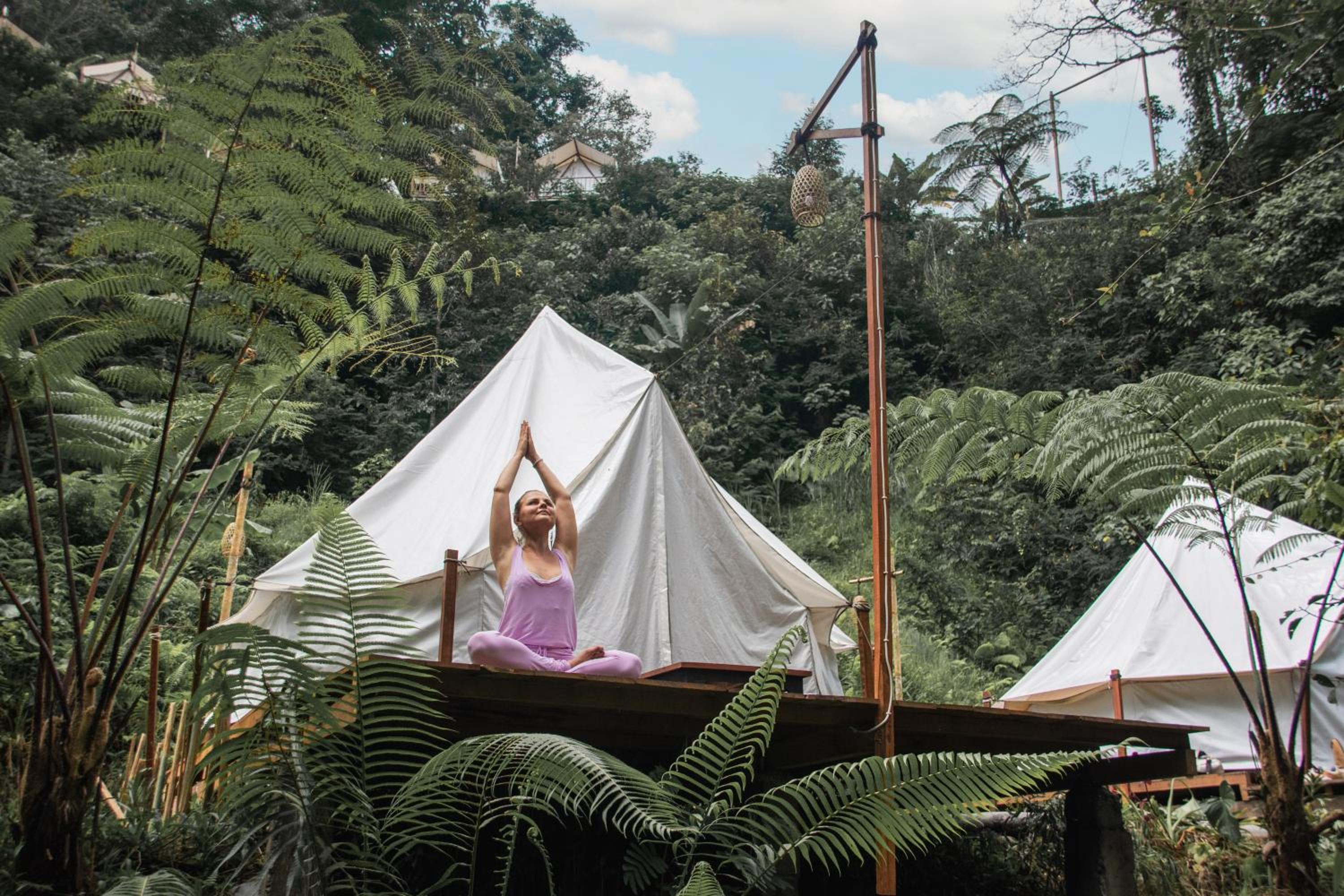 Glamping tent in Pelaga Eco Park