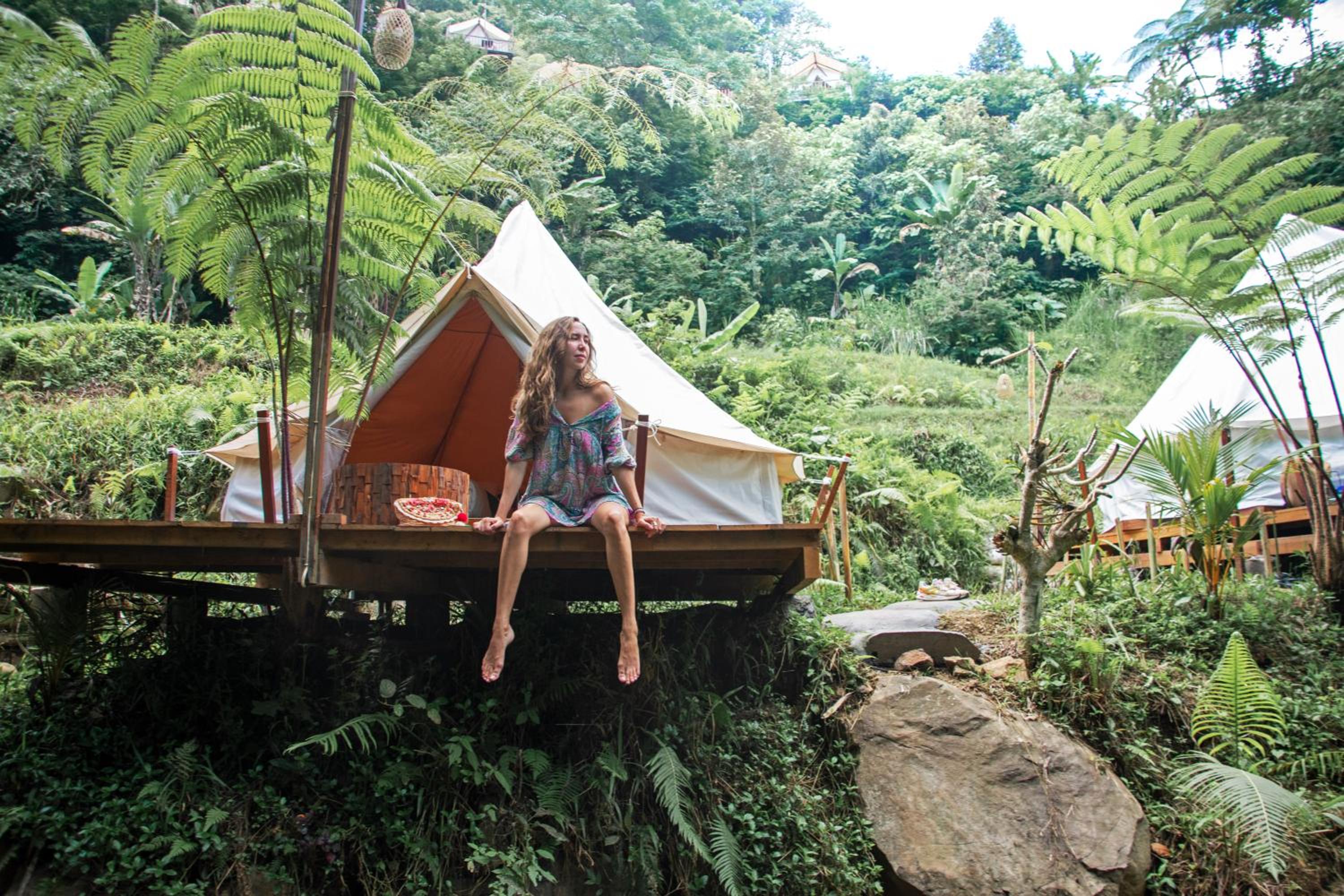 Glamping tent in Pelaga Eco Park