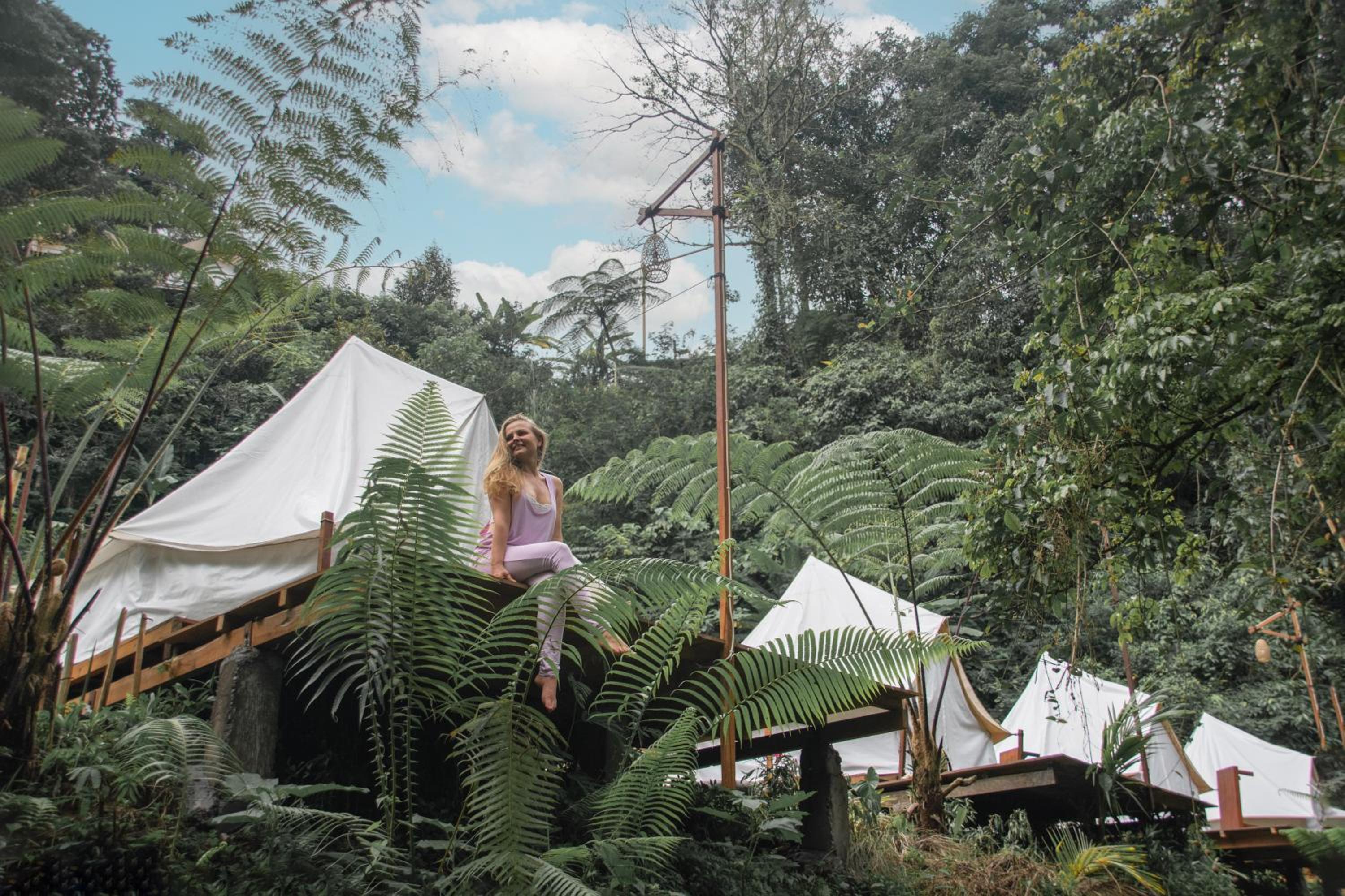 Glamping tent in Pelaga Eco Park