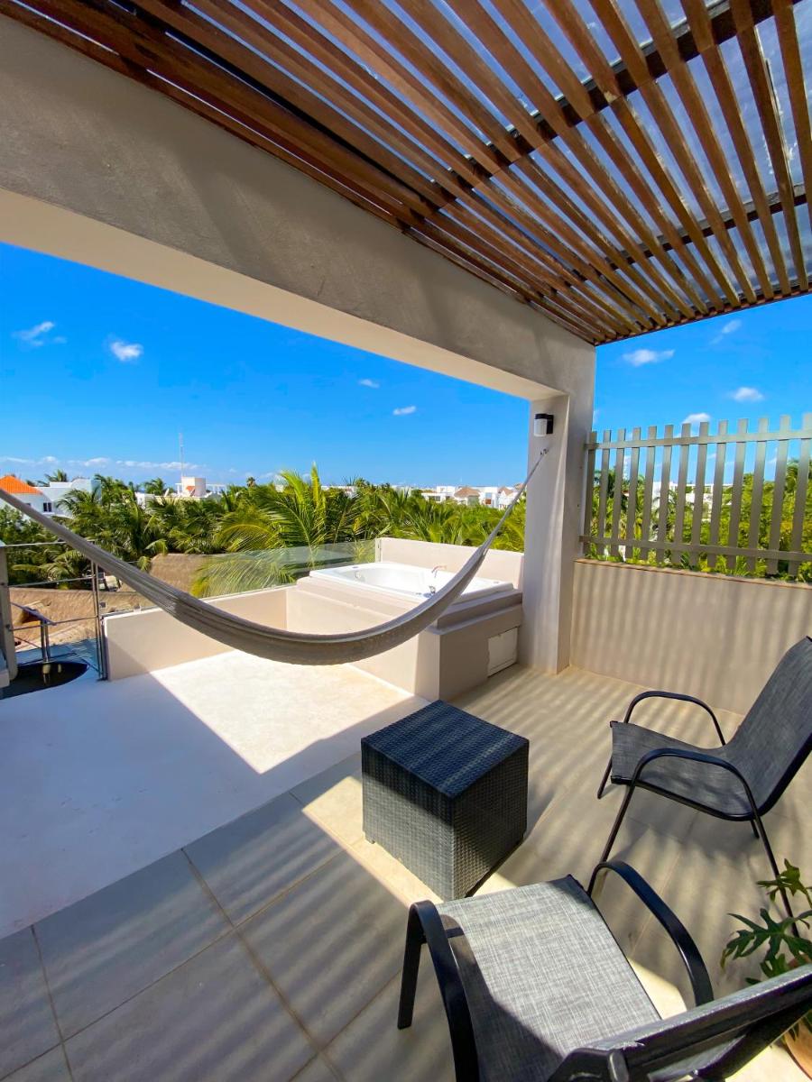 outdoor BBQ area