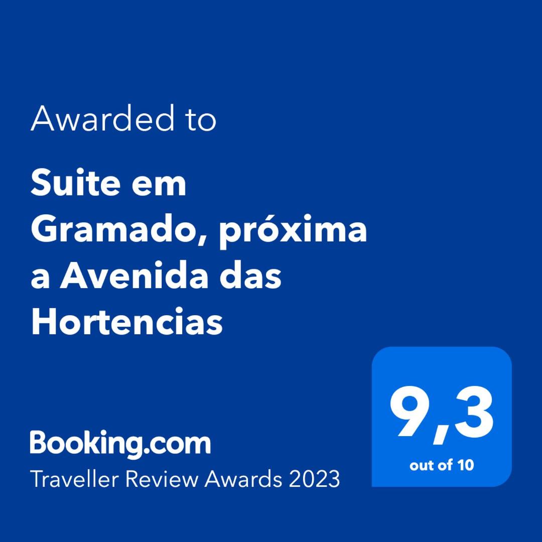 Suite em Gramado, próxima a Avenida das Hortencias
