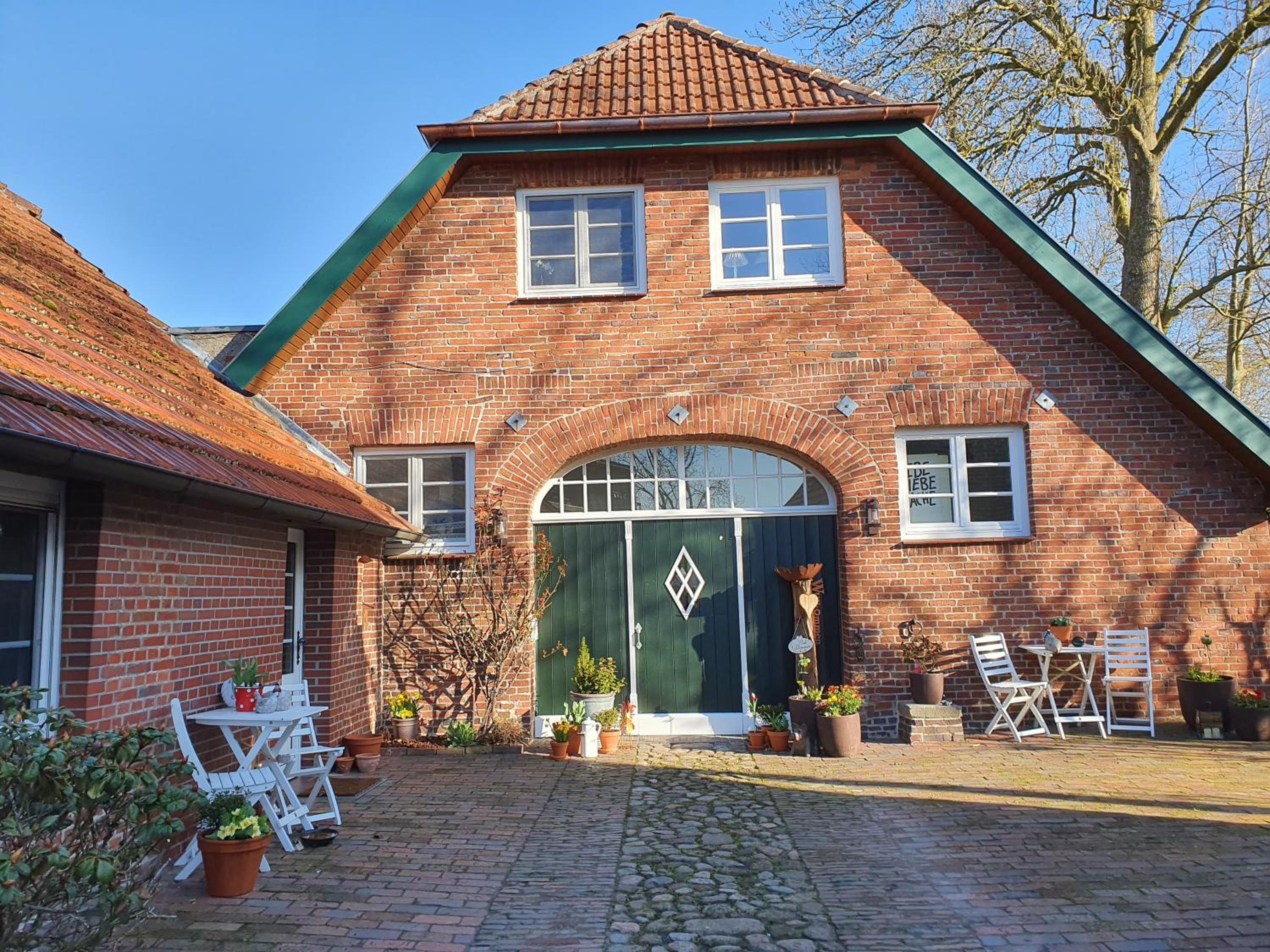 Deichhof Dangast - Ferienwohnung Gartenblick