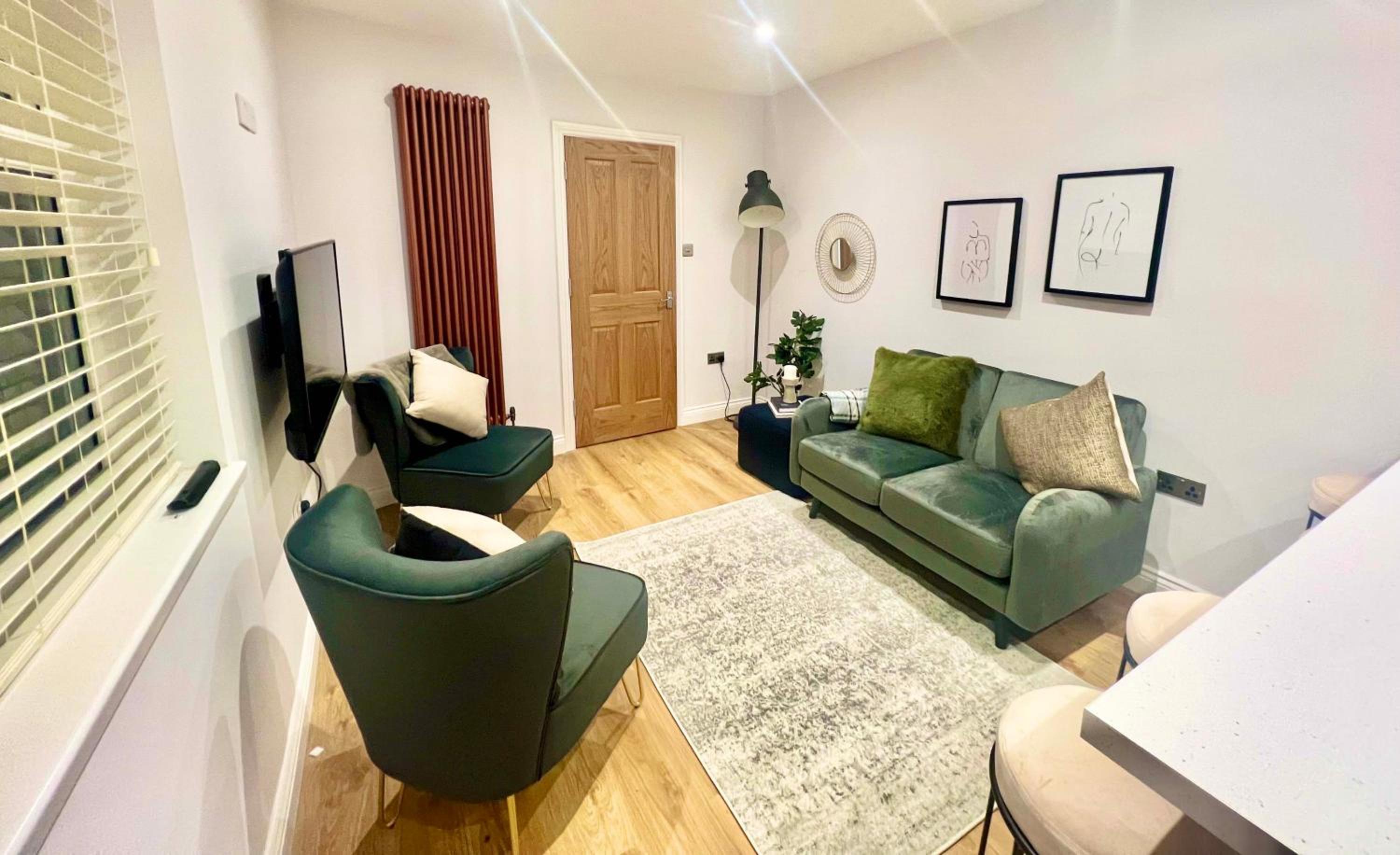 Gorgeous Newly Renovated 2 Double Bed Flat view 5