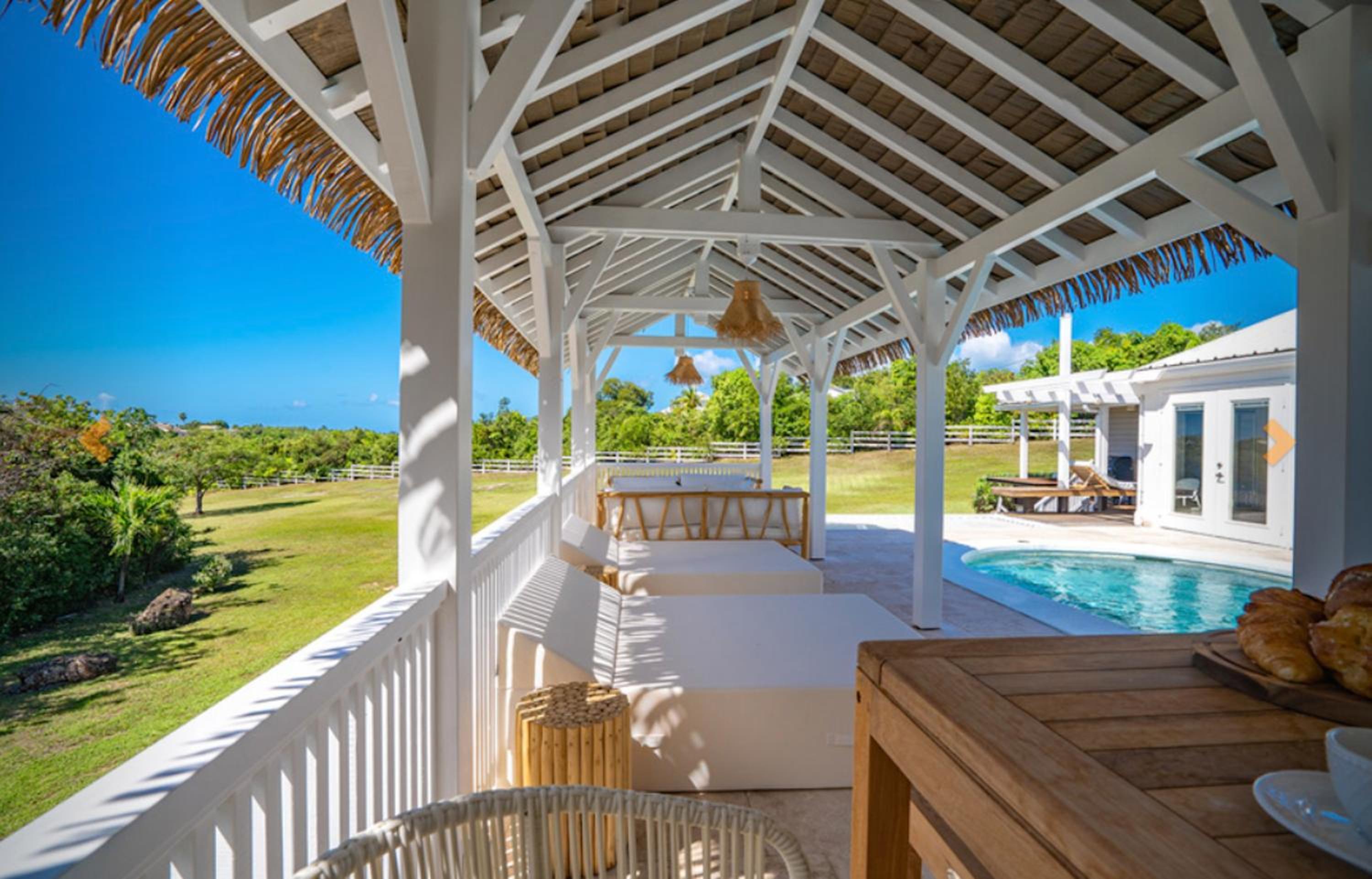 Elegant villa in Terres Basses with private pool view 3