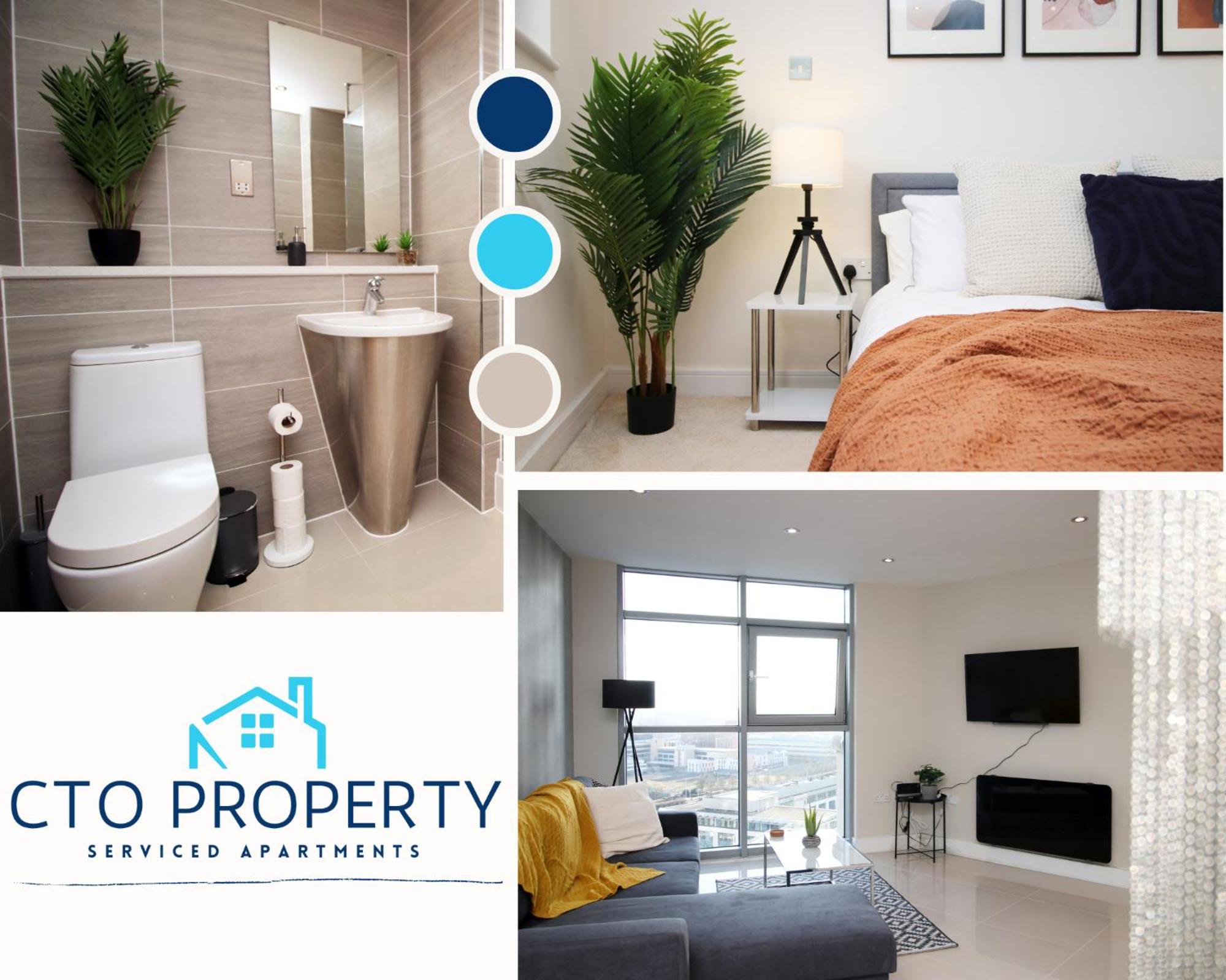 The Skyline - Luxury CIty Centre Flat with Designated Parking view 2