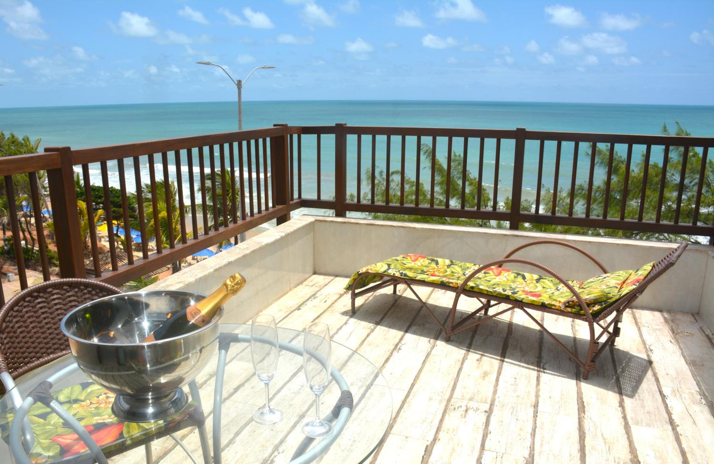 Cobertura frente mar - Vista panorâmica da praia