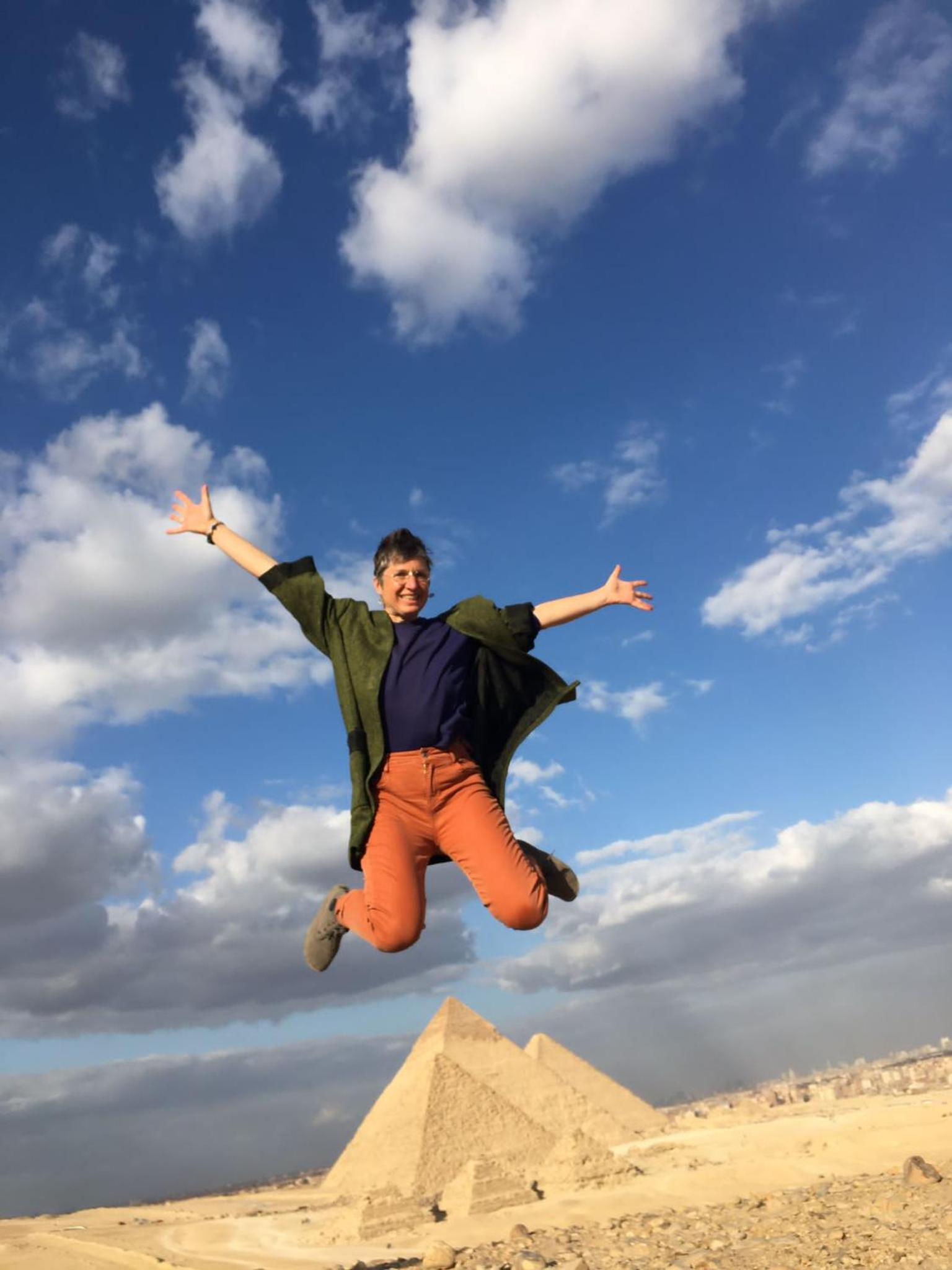 Zeina pyramids view
