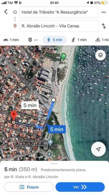 Casa térrea a 2 min da praia dos anjos