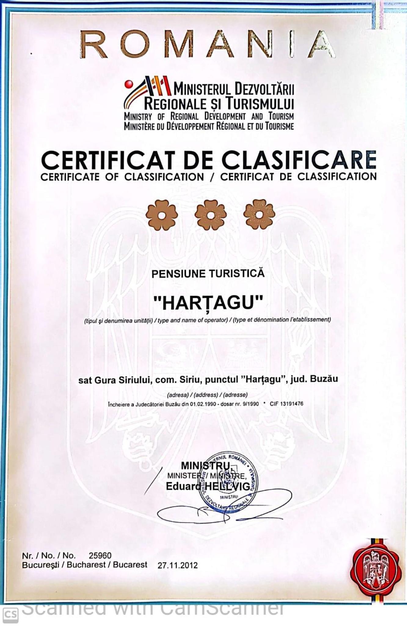 PENSIUNEA HARTAGU