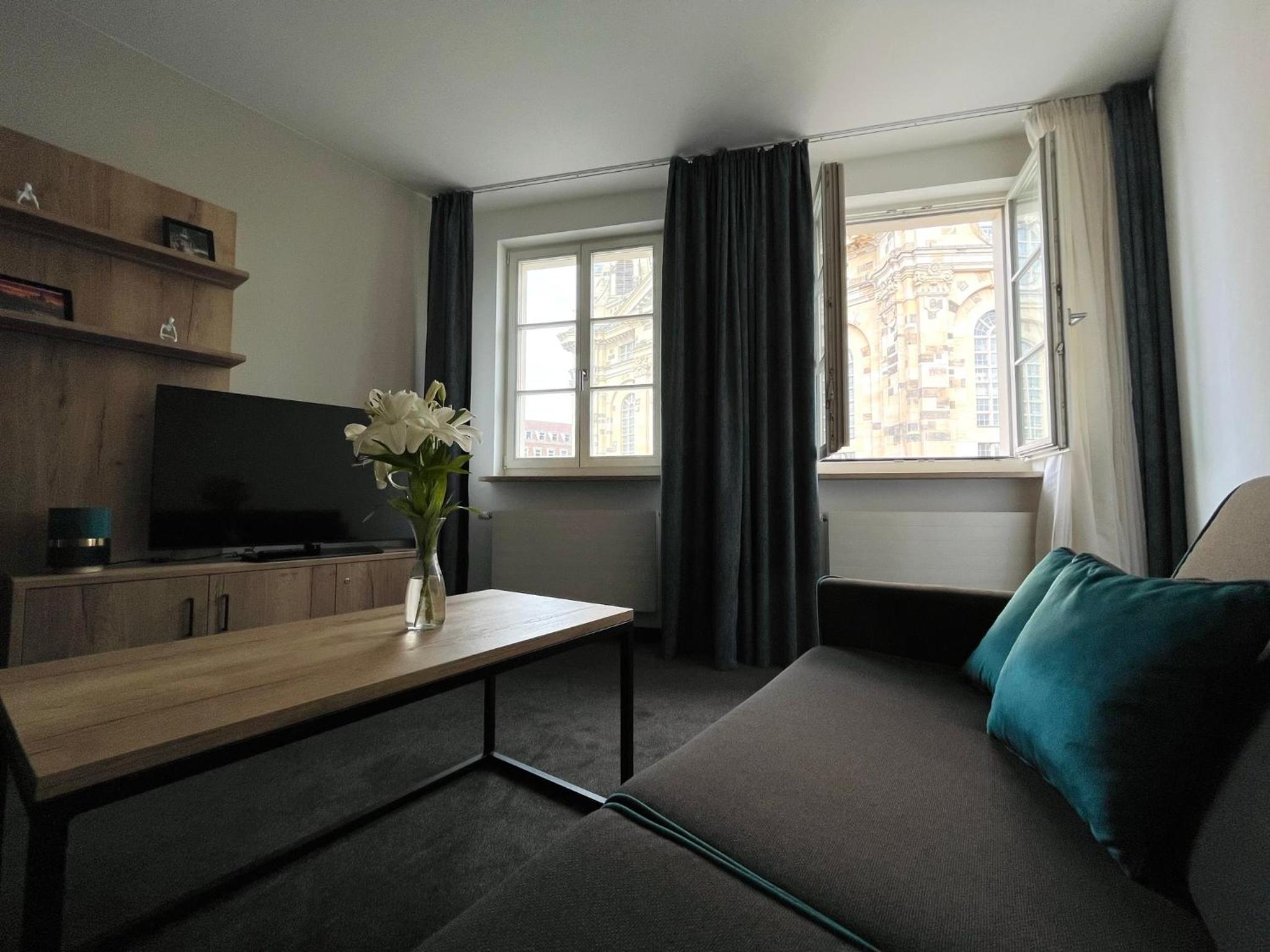 Modernes Apartment mit Blick zur Frauenkirche