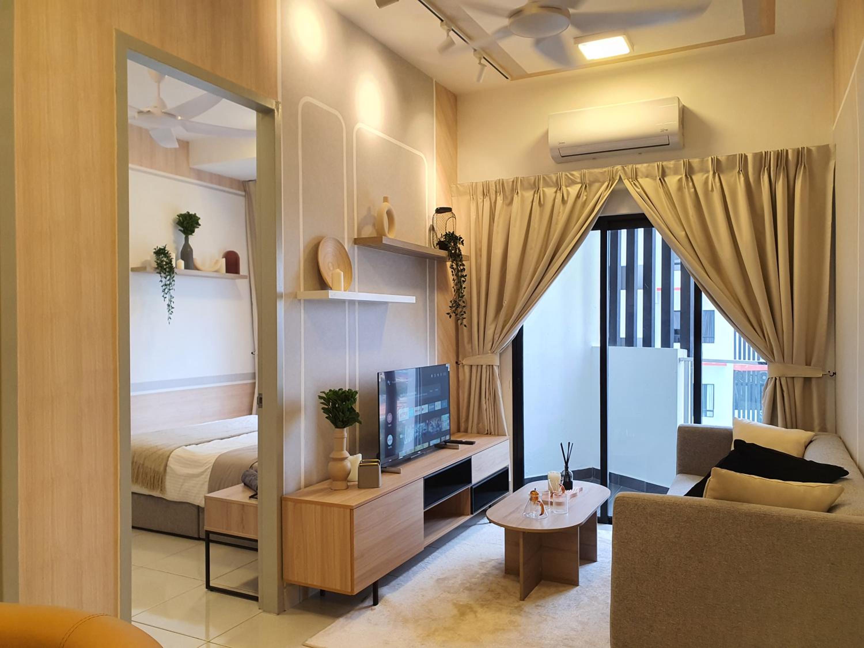 Cozy 2 bedrooms 4 pax Menjalara Near Desa Park City